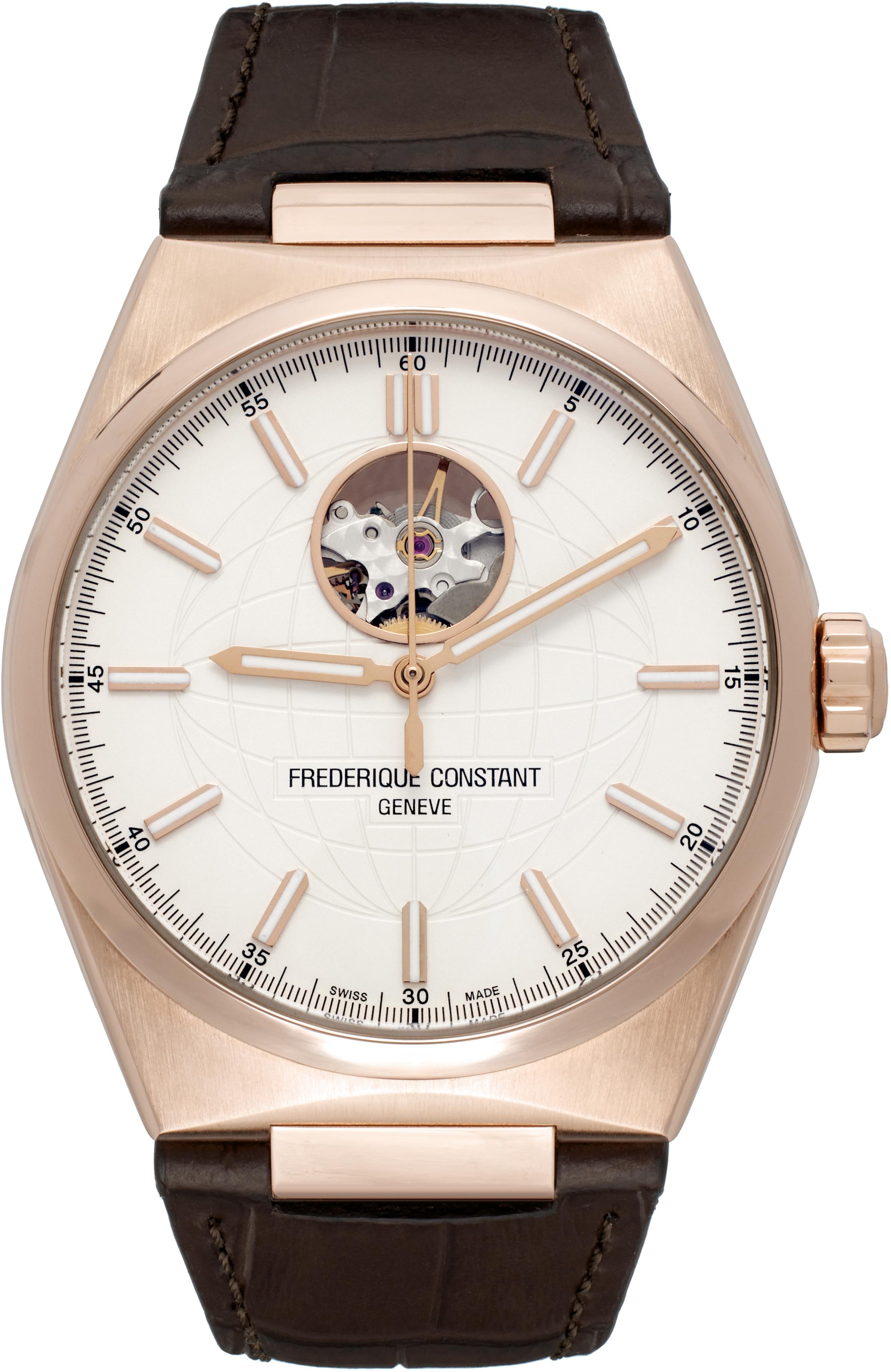 Frédérique Constant Rose Gold Highlife Heart Beat Automatic Watch