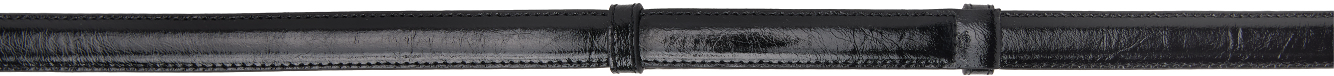 TOTÊME BLACK SLIDE CLASP BELT 