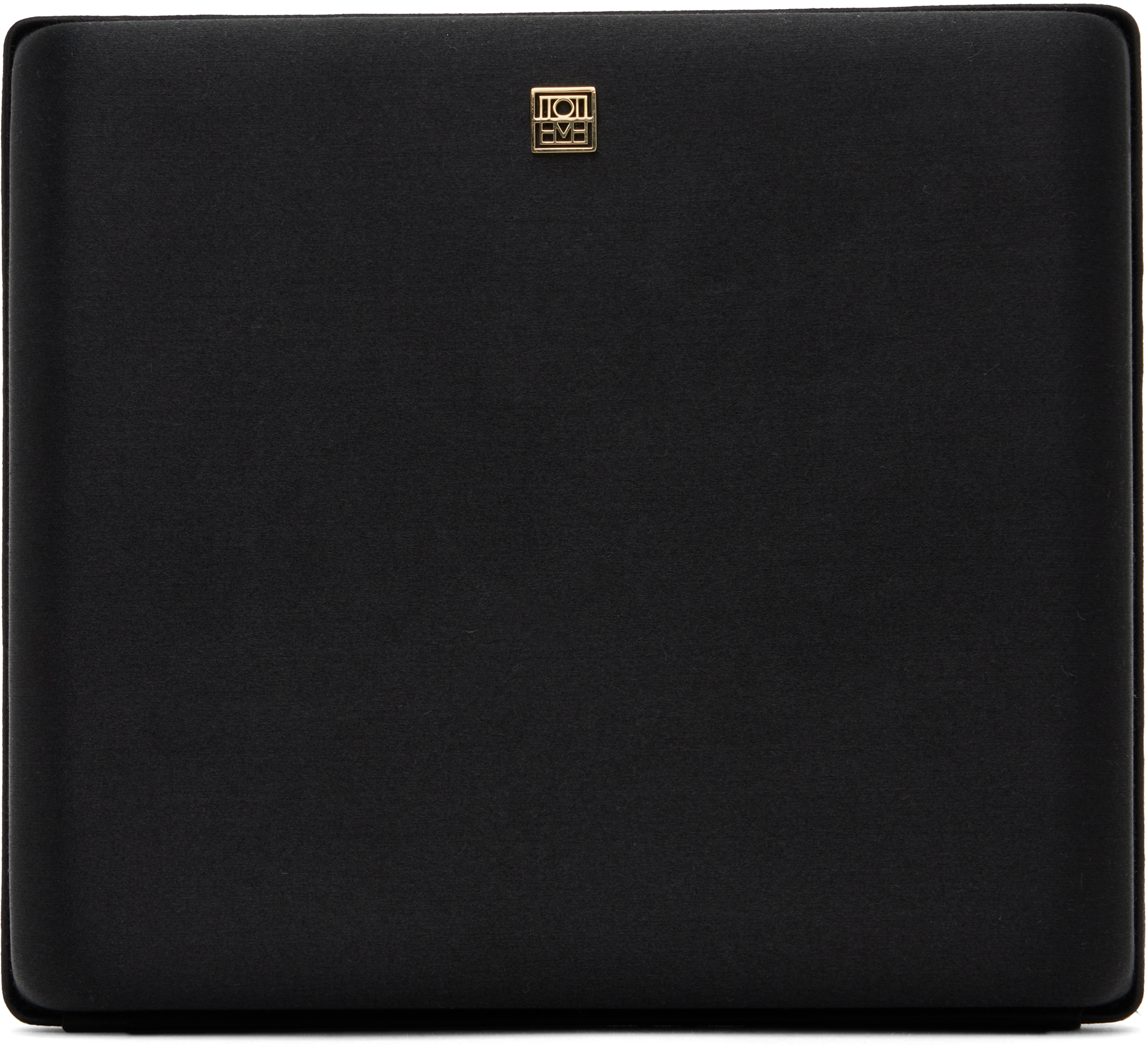 【TOTEME】サテン ボックスクラッチ ブラック T-Lock suede clutch espresso – TOTEME