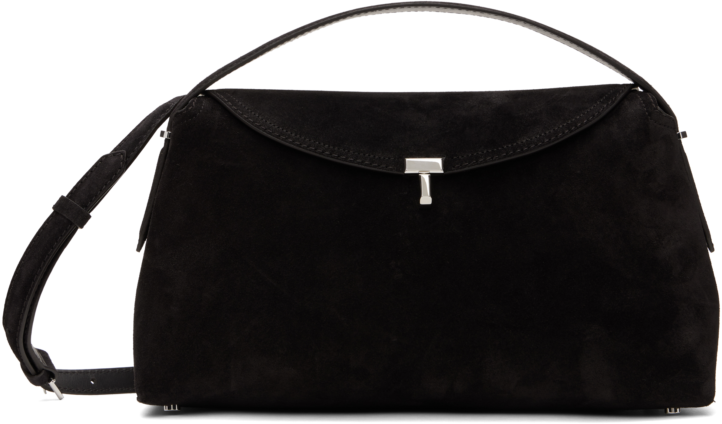 【TOTEME】スエード T ロック トップハンドルバック TOTEME】T-Lock トップ ハンドル スエード バッグ (toteme