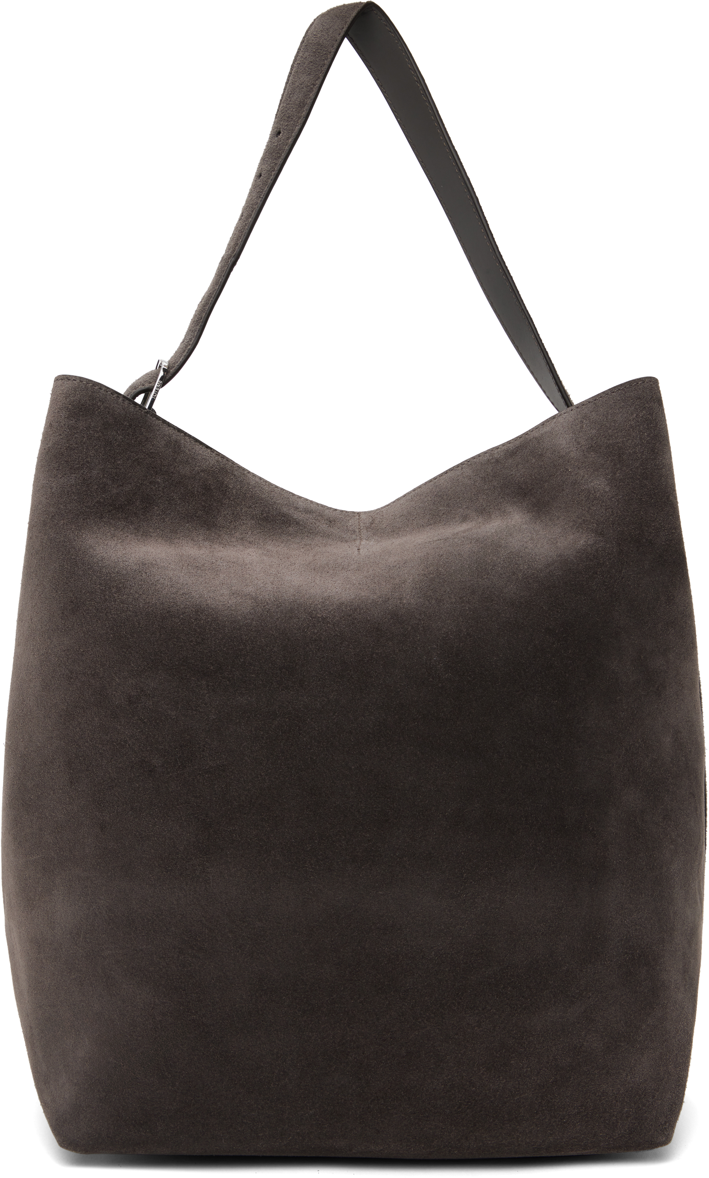 Gray Belted Tote