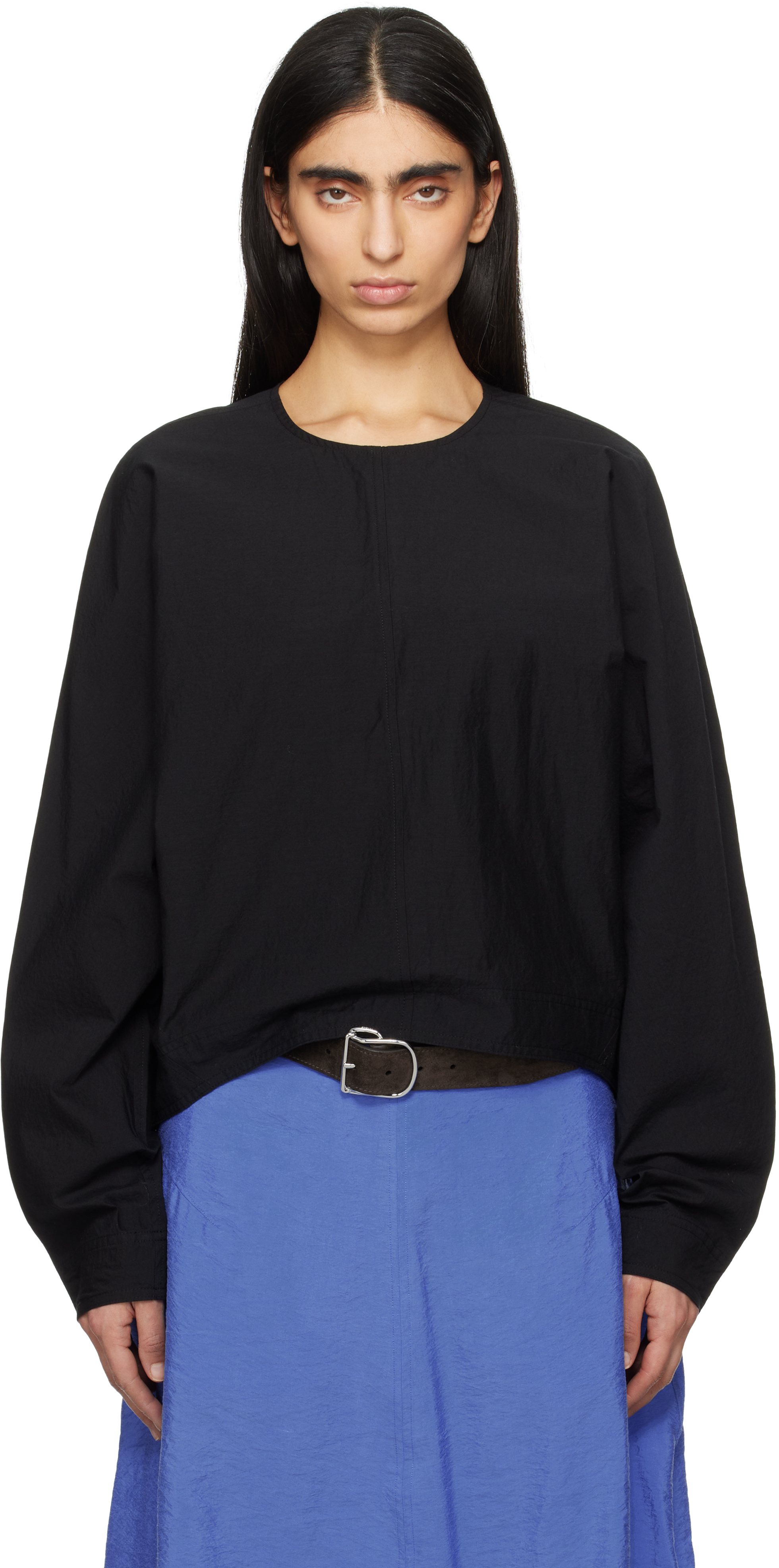 Black Batwing Top