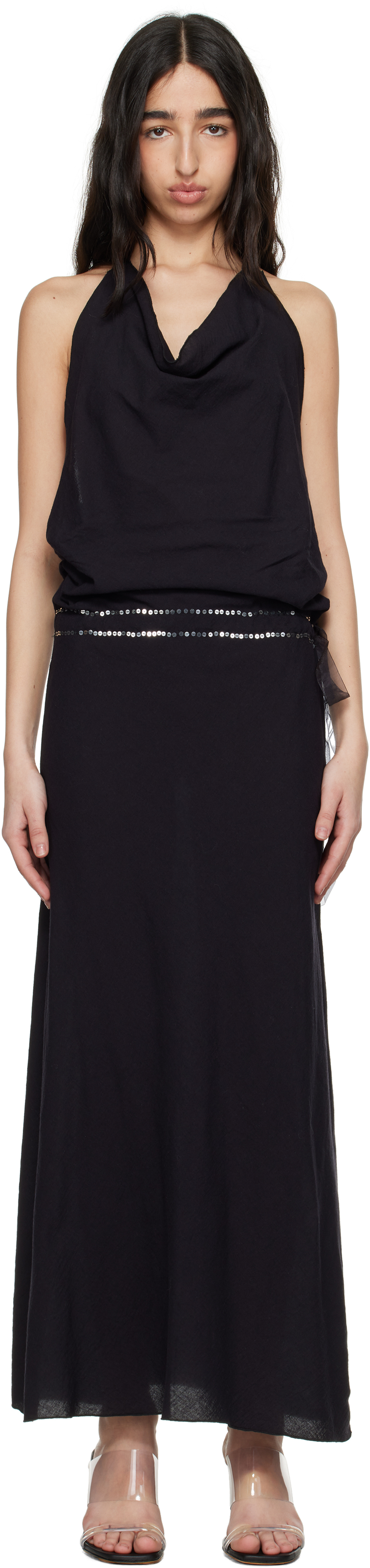 【関税込み】Gimaguas ブラック Costa マキシドレス Black Costa Maxi Dress by Gimaguas on Sale