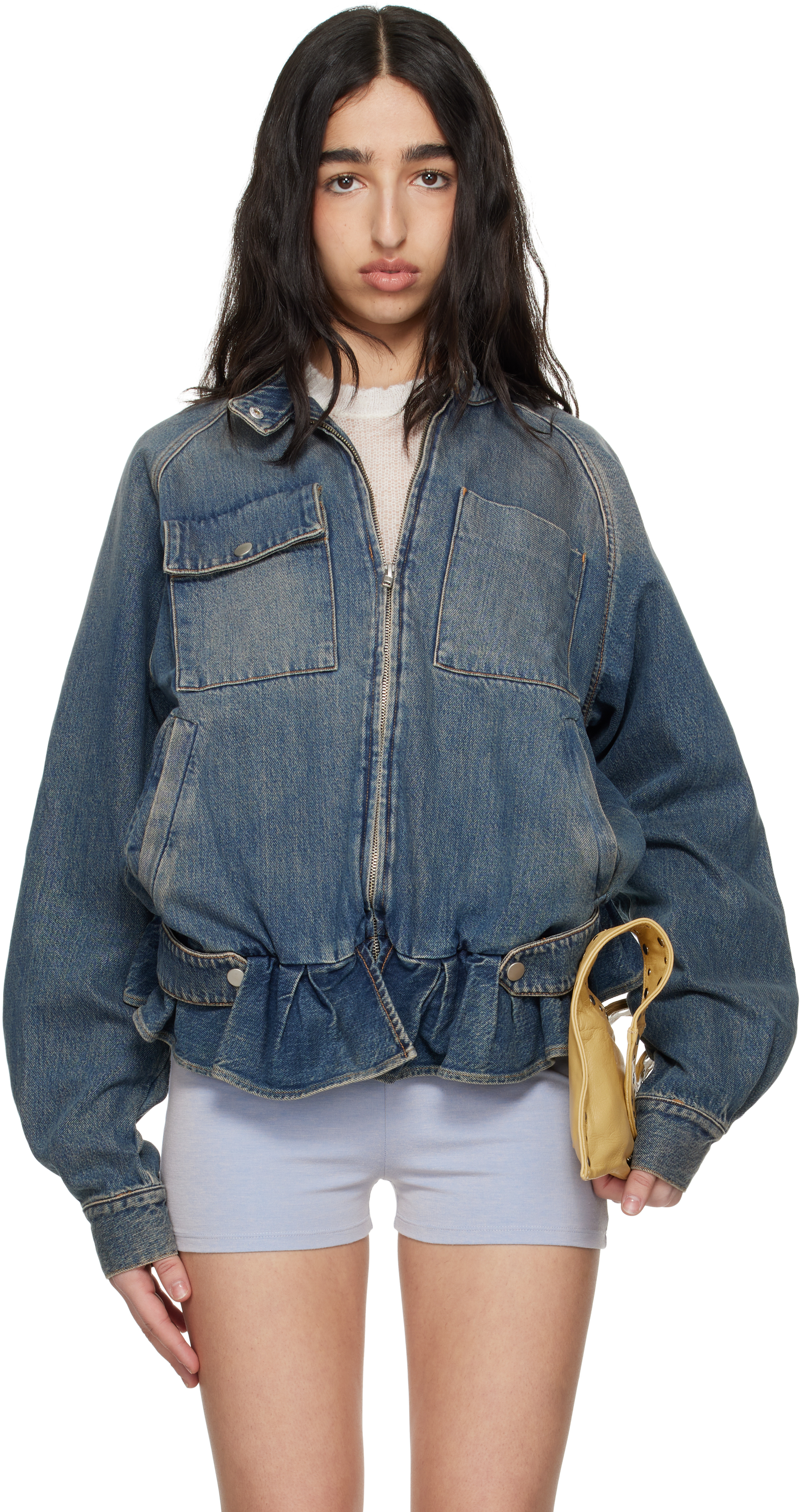 Blue Corinne Denim Jacket