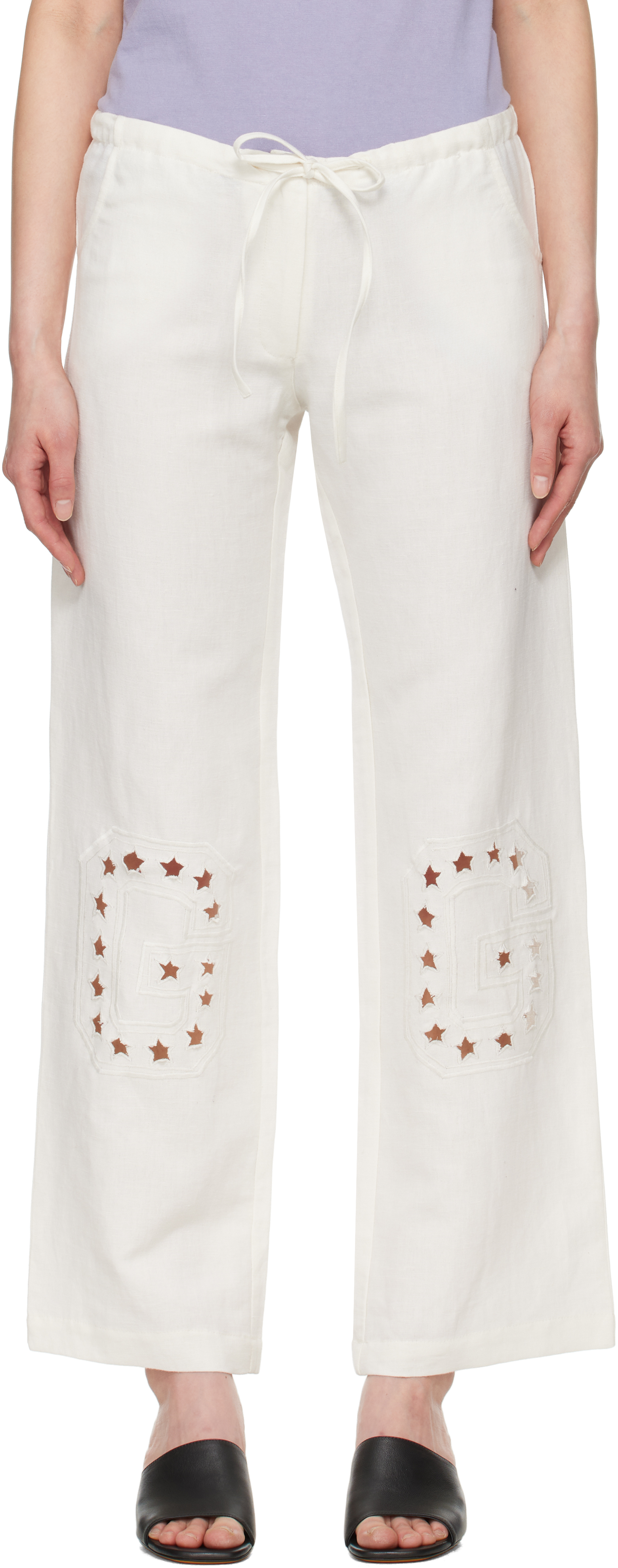 GIMAGUAS ホワイト Gima ラウンジパンツ Gimaguas: White Gima Lounge Pants | SSENSE