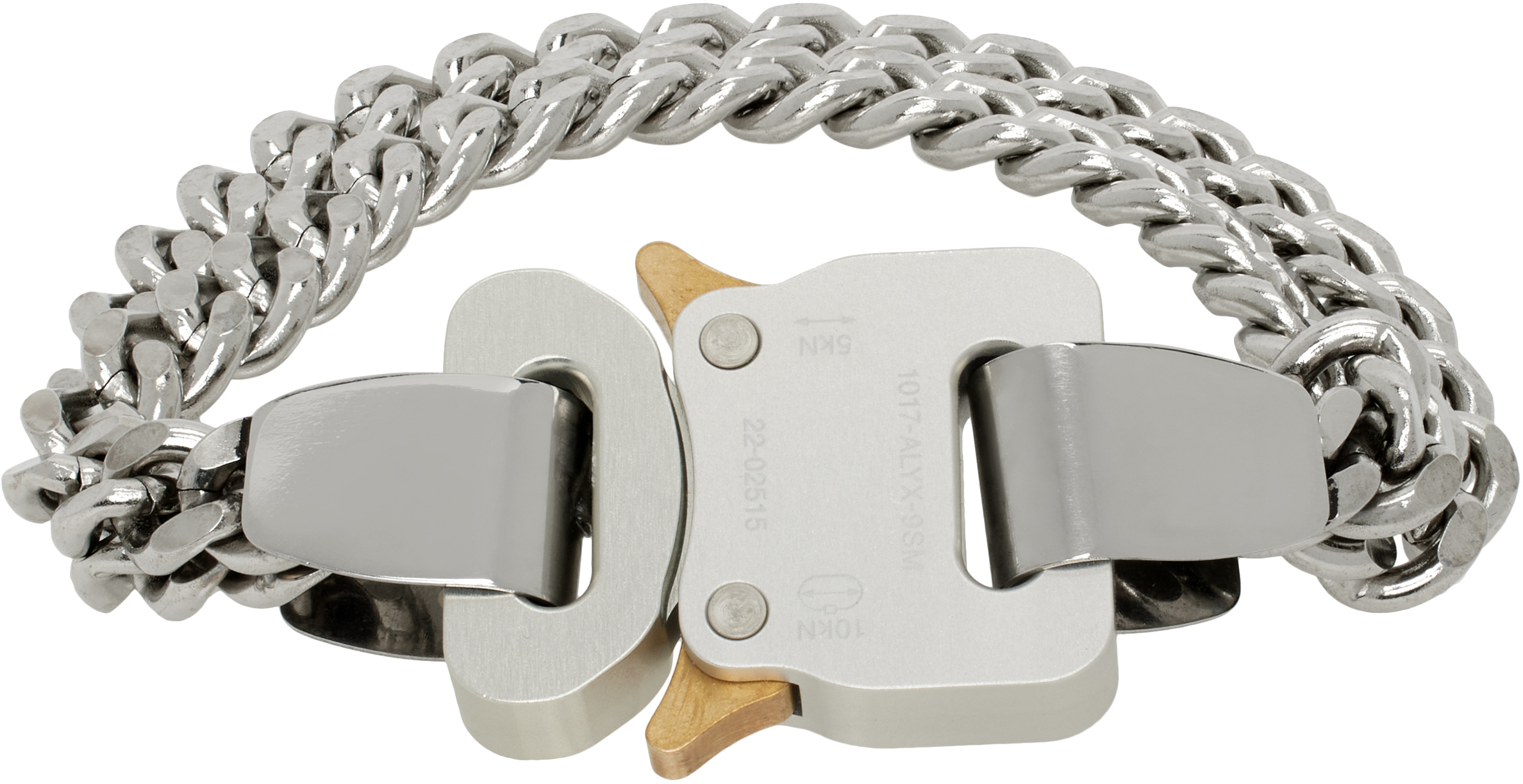 1017 ALYX 9SM: Metal Buckle ブレスレット | SSENSE 日本