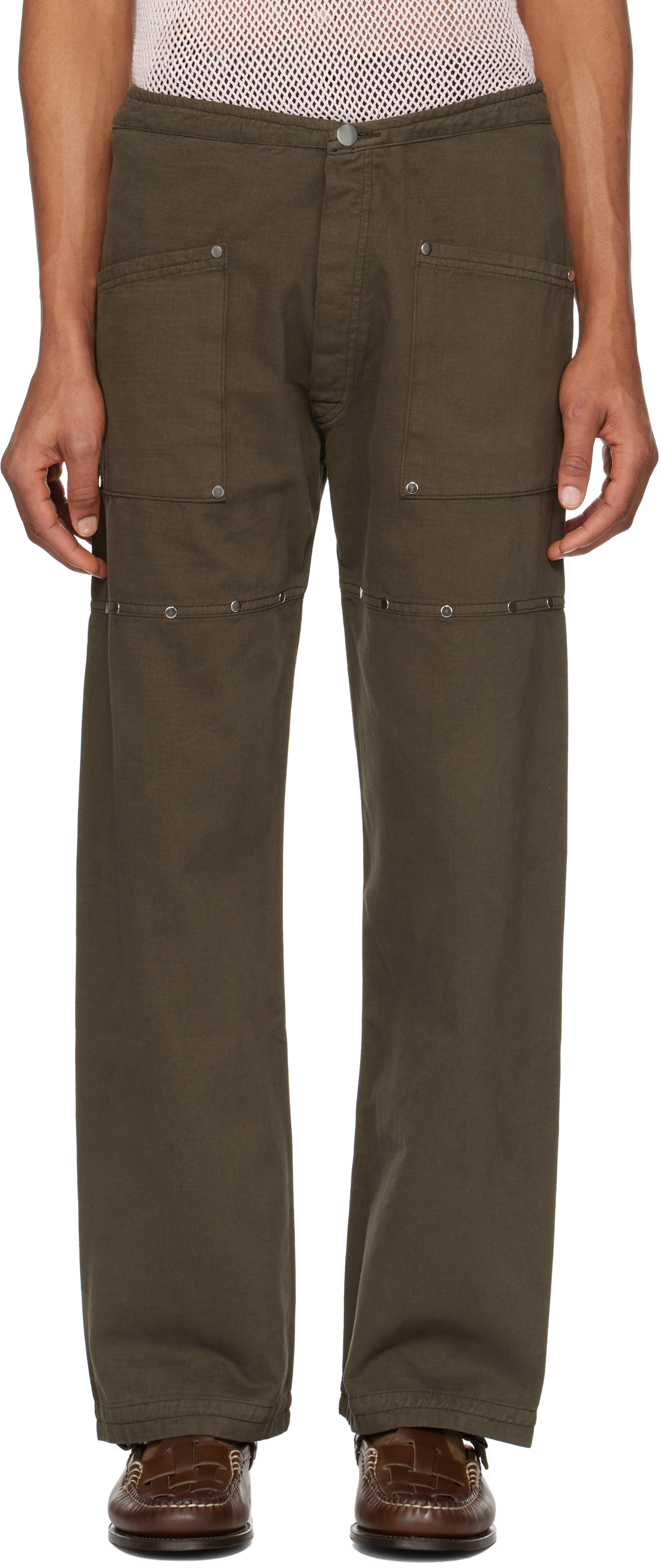 Gimaguas: Green Jakob Trousers | SSENSE