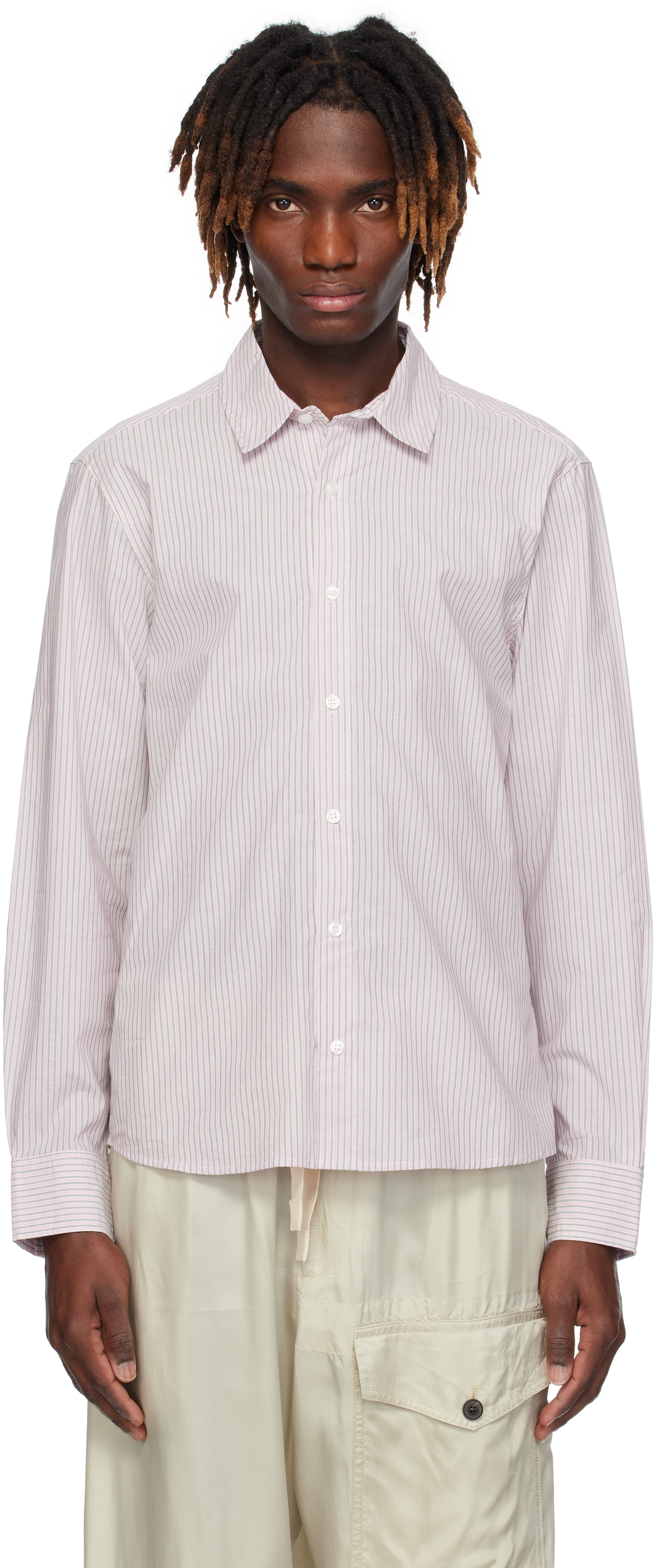 Gimaguas: Pink Suli Long Sleeve Shirt | SSENSE Gimaguas: Pink Suli Long Sleeve Shirt | SSENSE