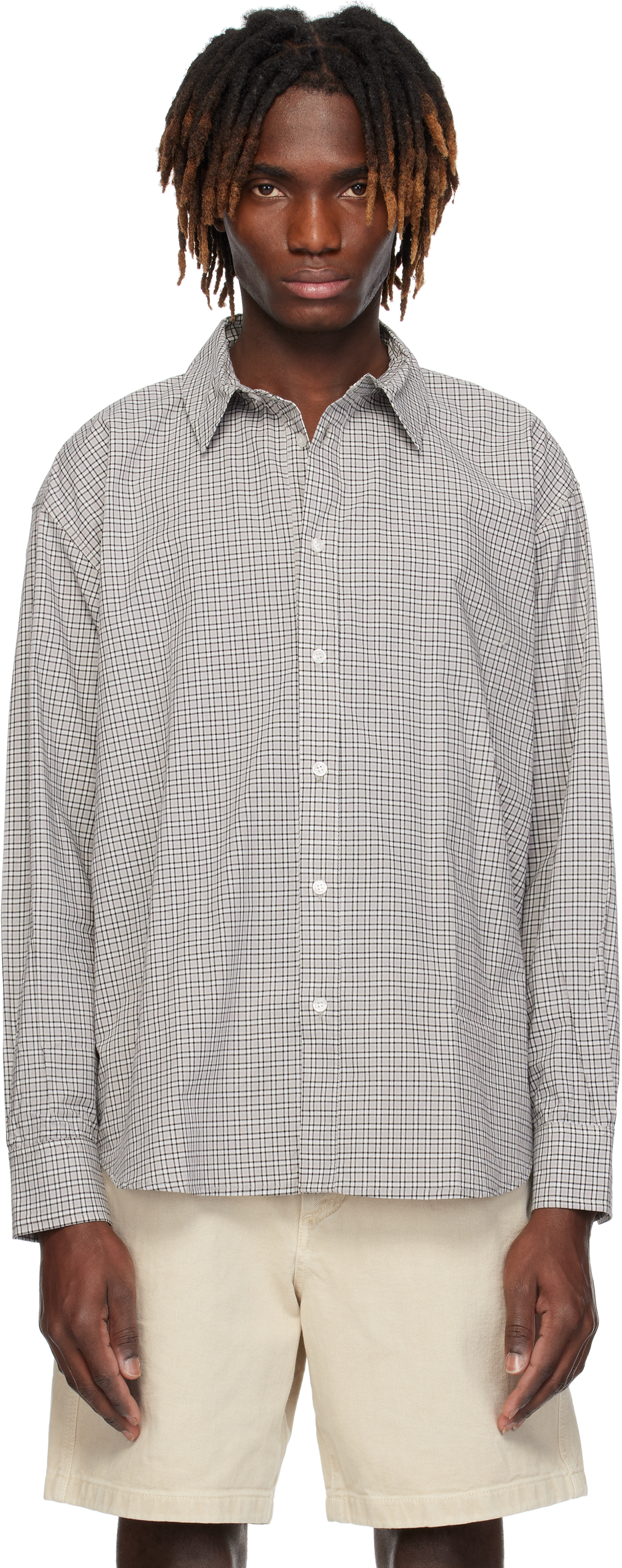 gimaguas ギガマス ron shirt 半袖 シャツ Ron Shirt Grey - Top - Gimaguas
