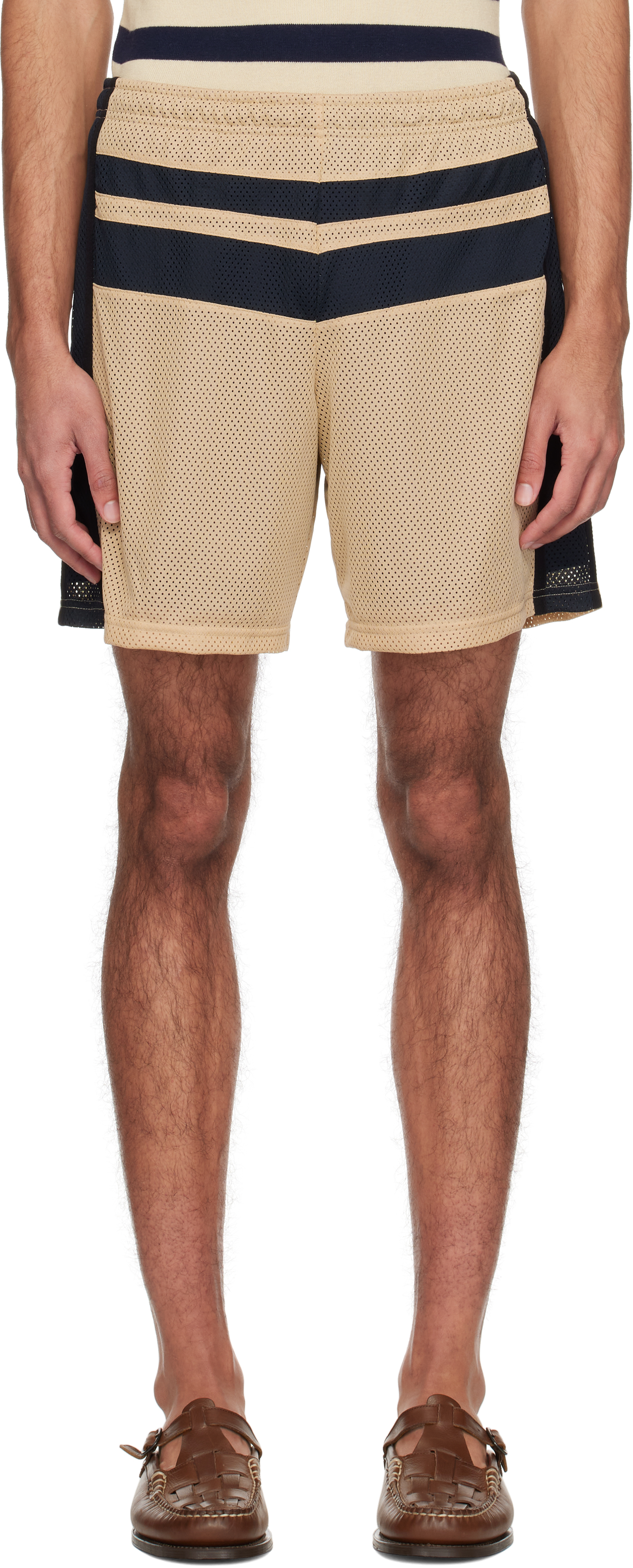 Beige Troy Shorts