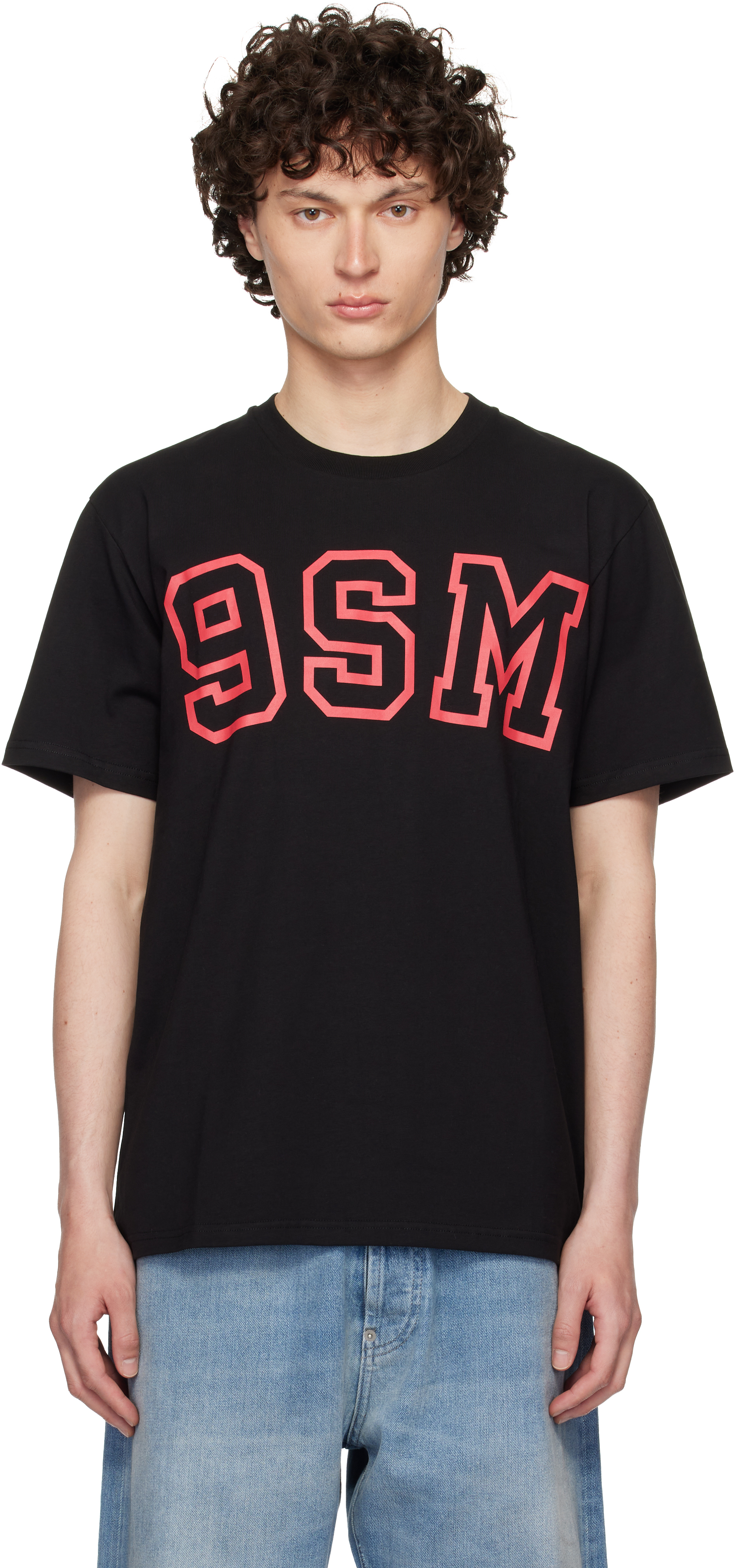 Black '9SM' T-shirt