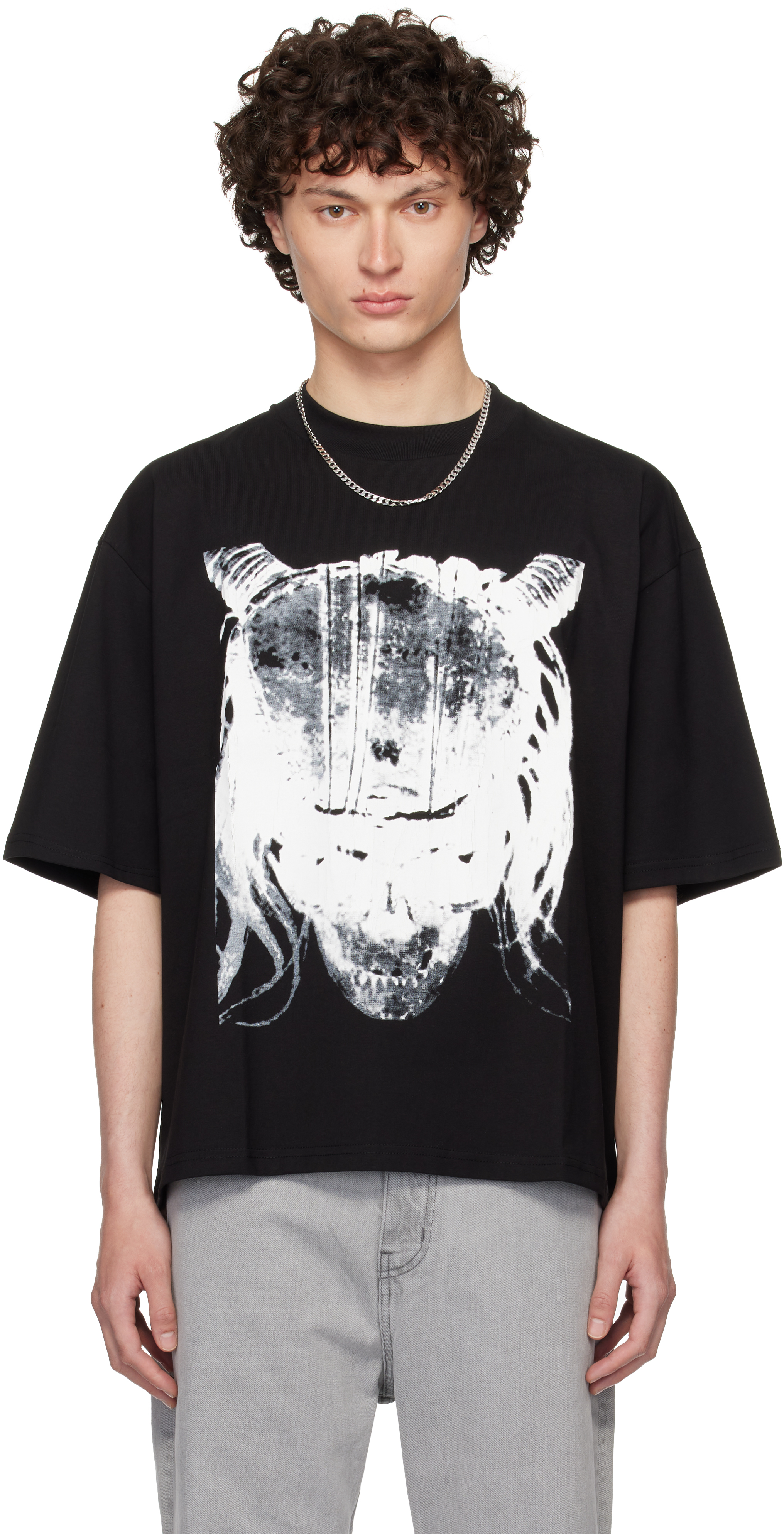 Black Skull Oversized T-shirt
