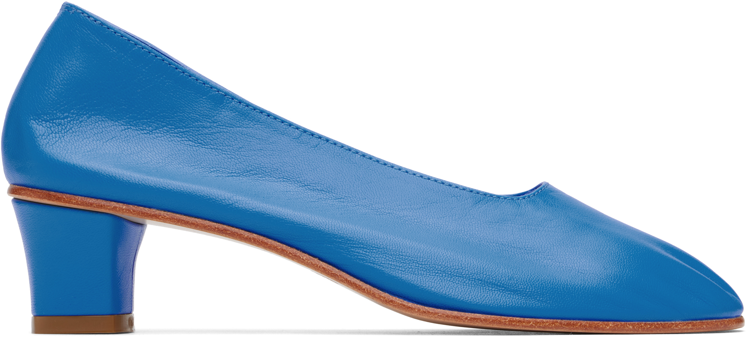 Martiniano: Blue High Glove Heels | SSENSE