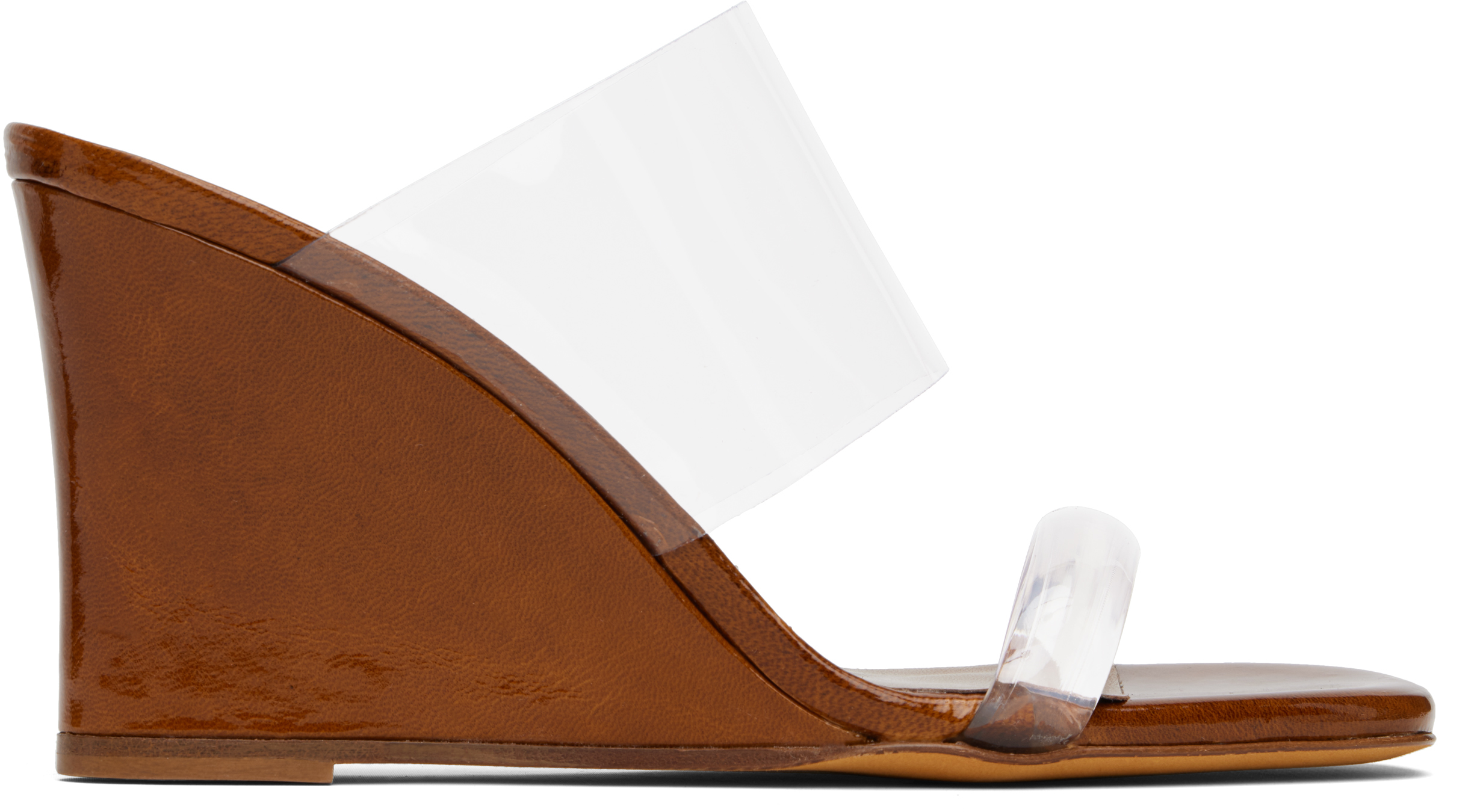 Maryam Nassir Zadeh Brown Olympia Wedge Heeled Sandals