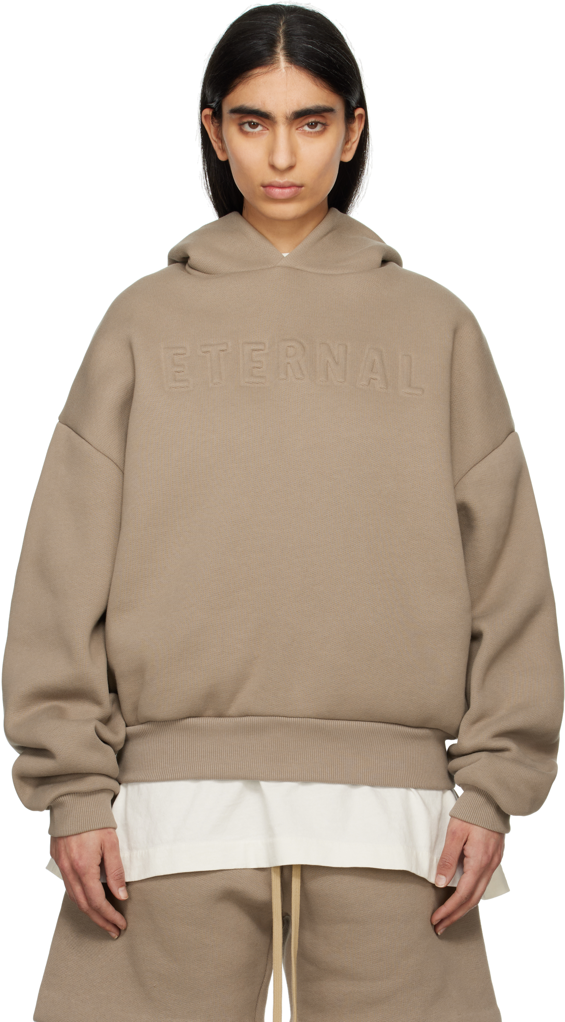 【関税込み】Fear of God ベージュ 'Eternal' フーディ Fear of Godのベージュ 'Eternal' フーディがセール中