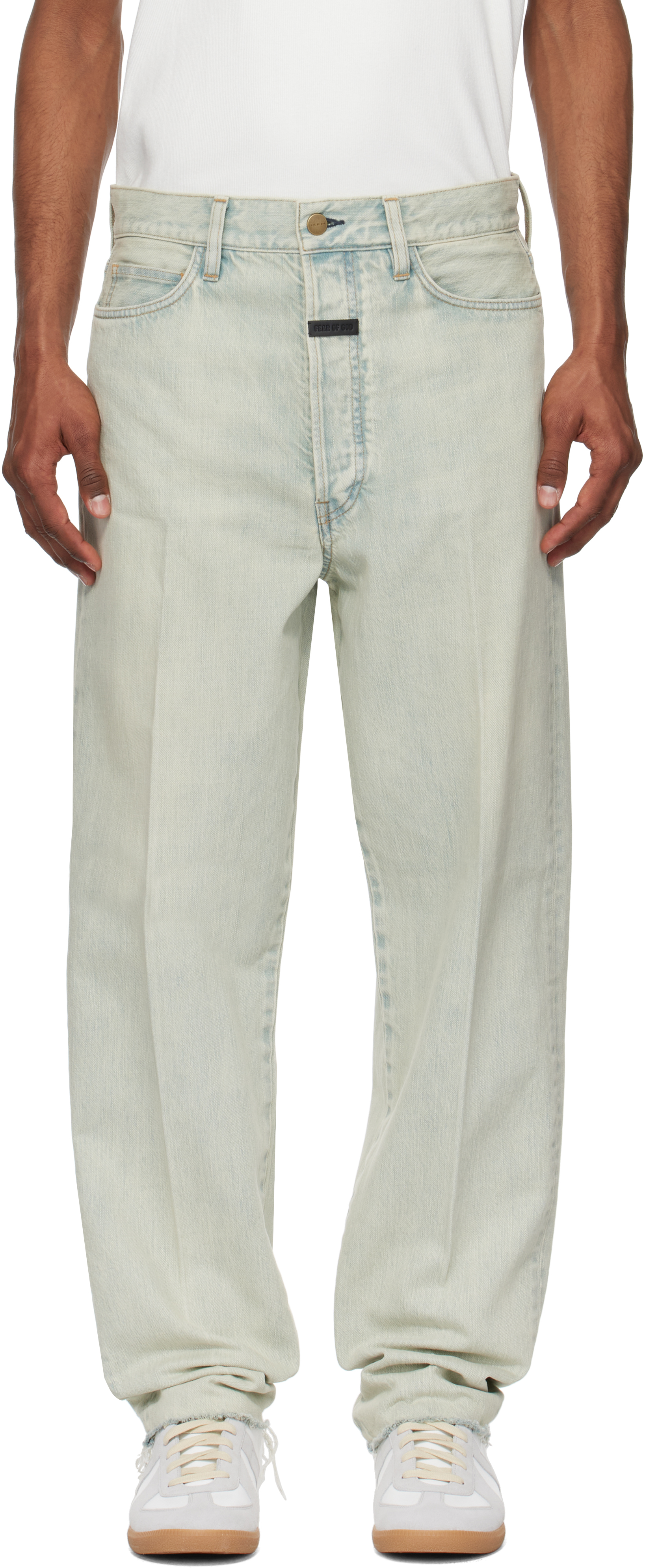 Fear Of God Blue 80s 5 Pocket Jeans