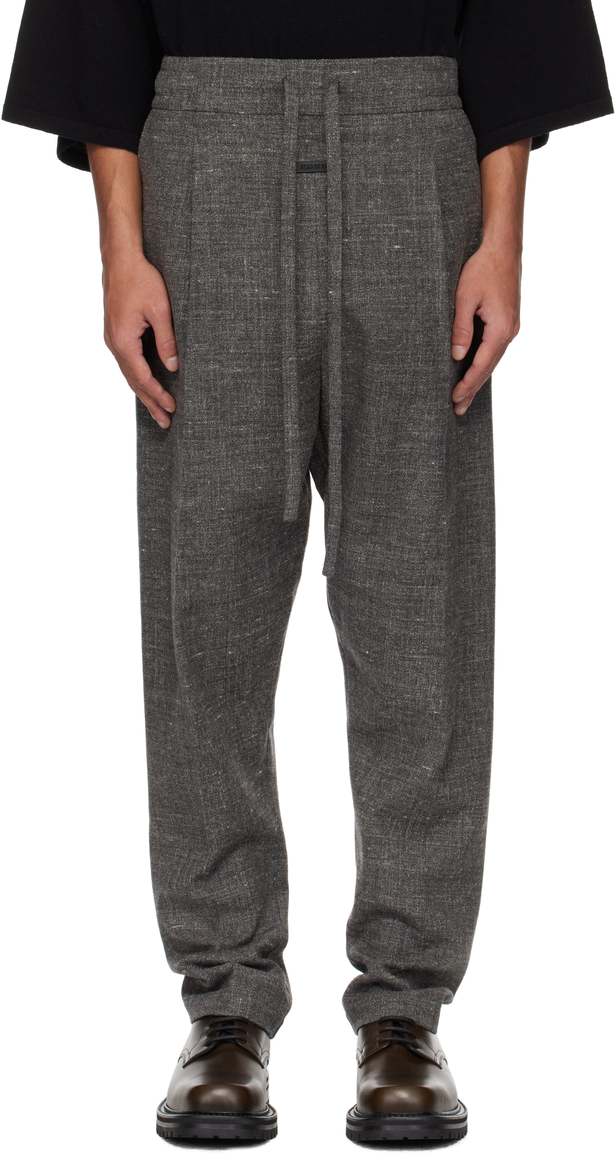 Gray Drawstring Eternal Trousers