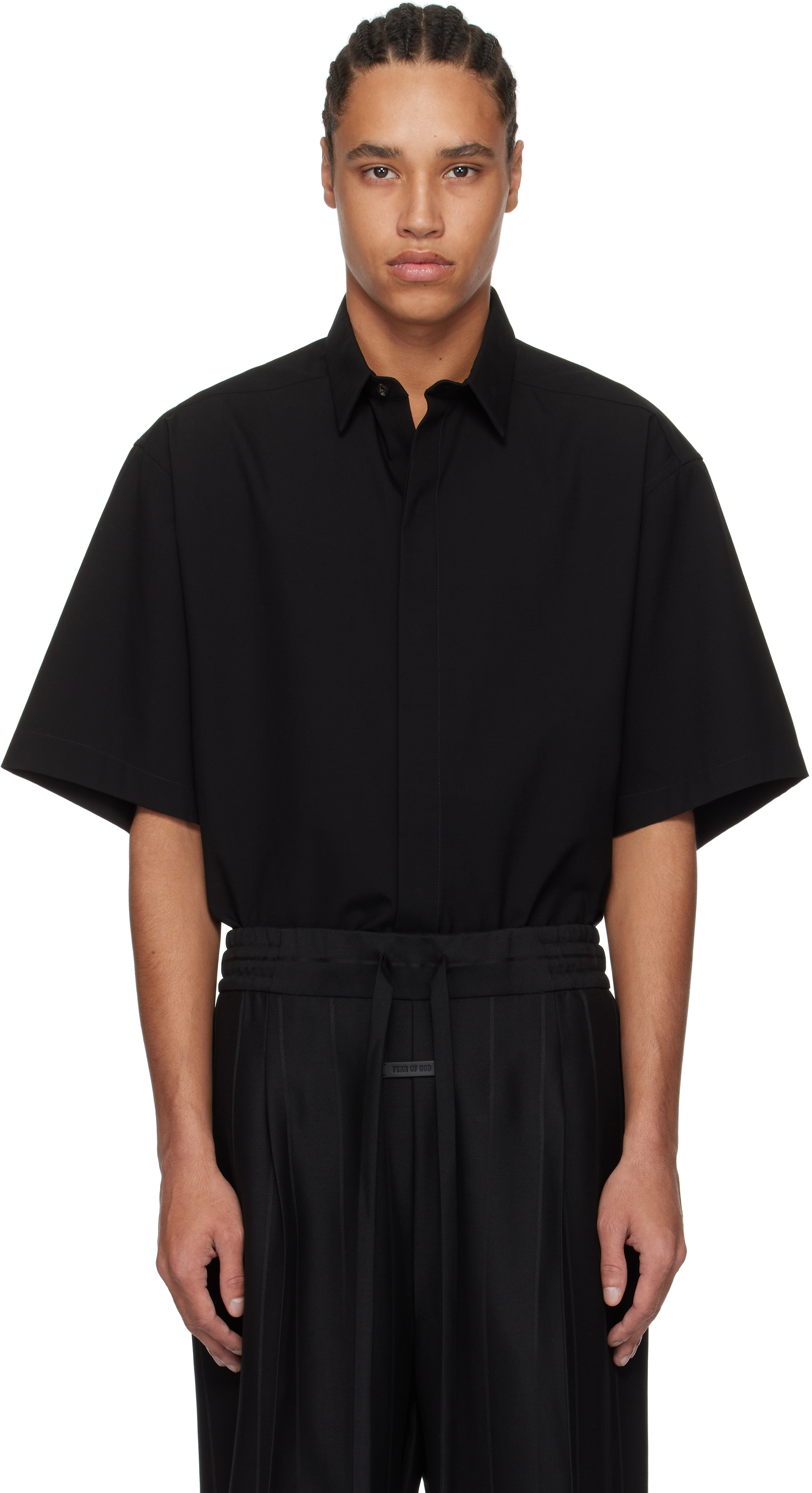fear-of-god-black-oxford-short