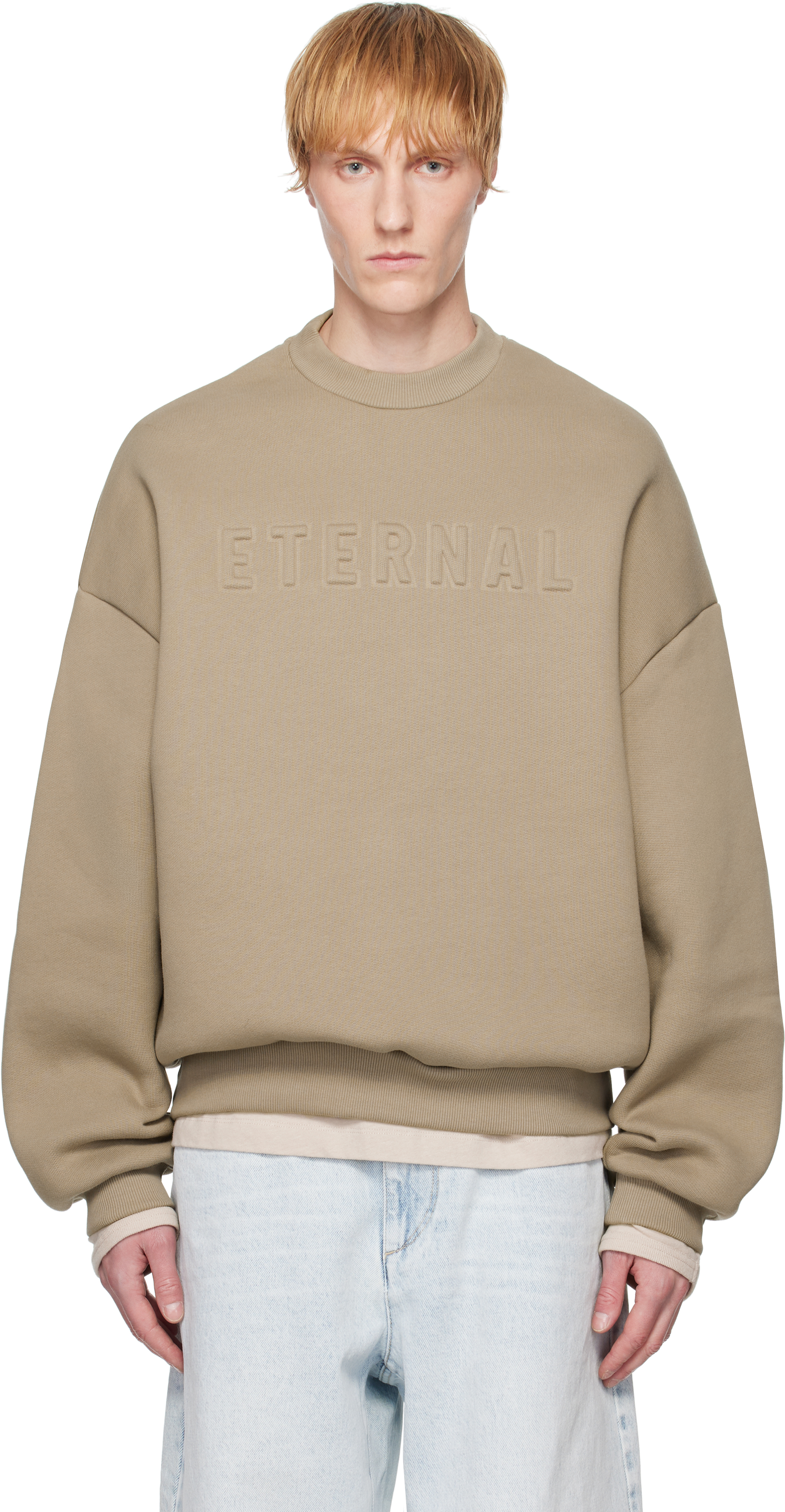 Fear Of God Beige 'eternal' Sweatshirt