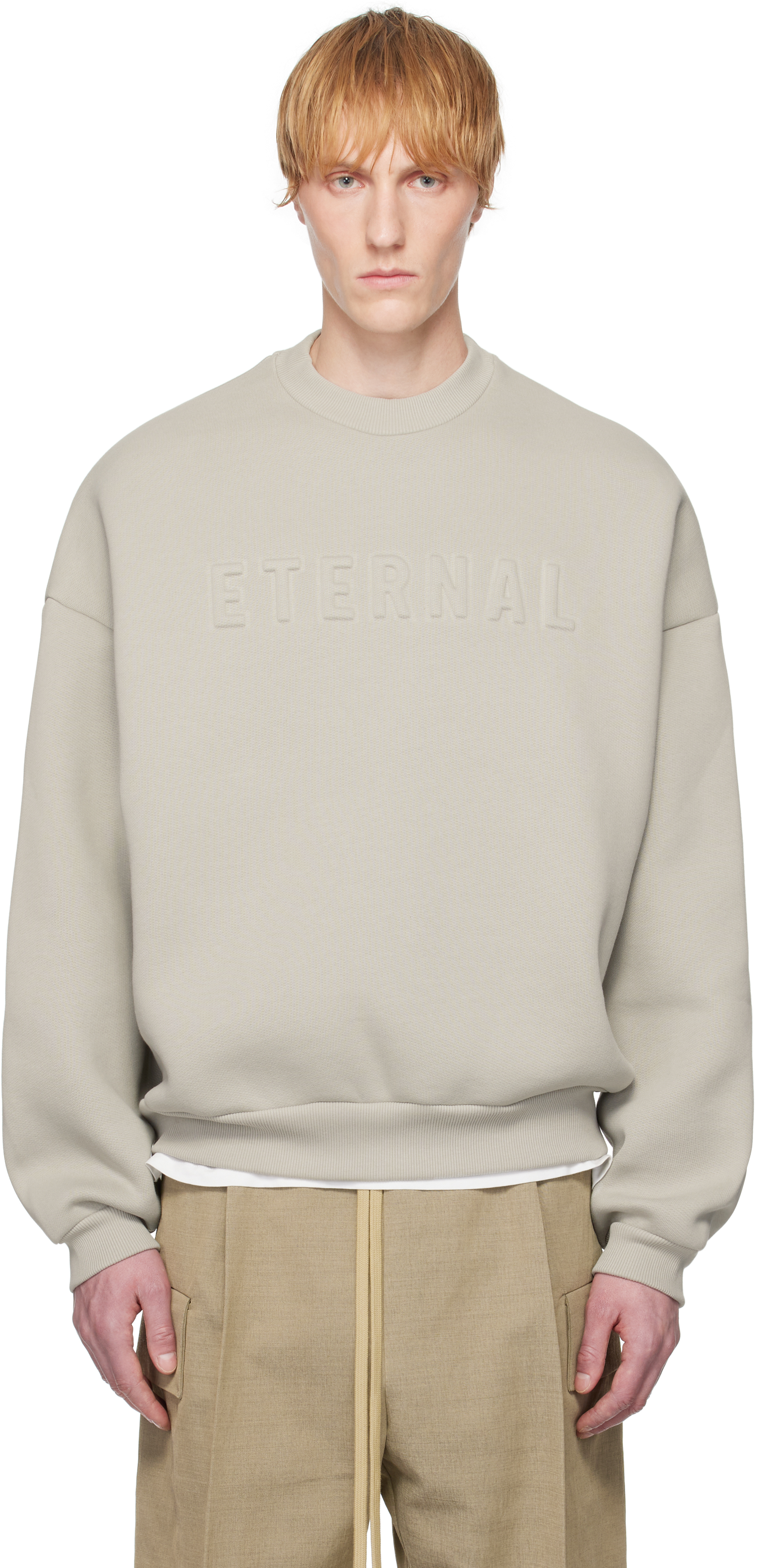 Fear Of God Gray 'eternal' Sweatshirt