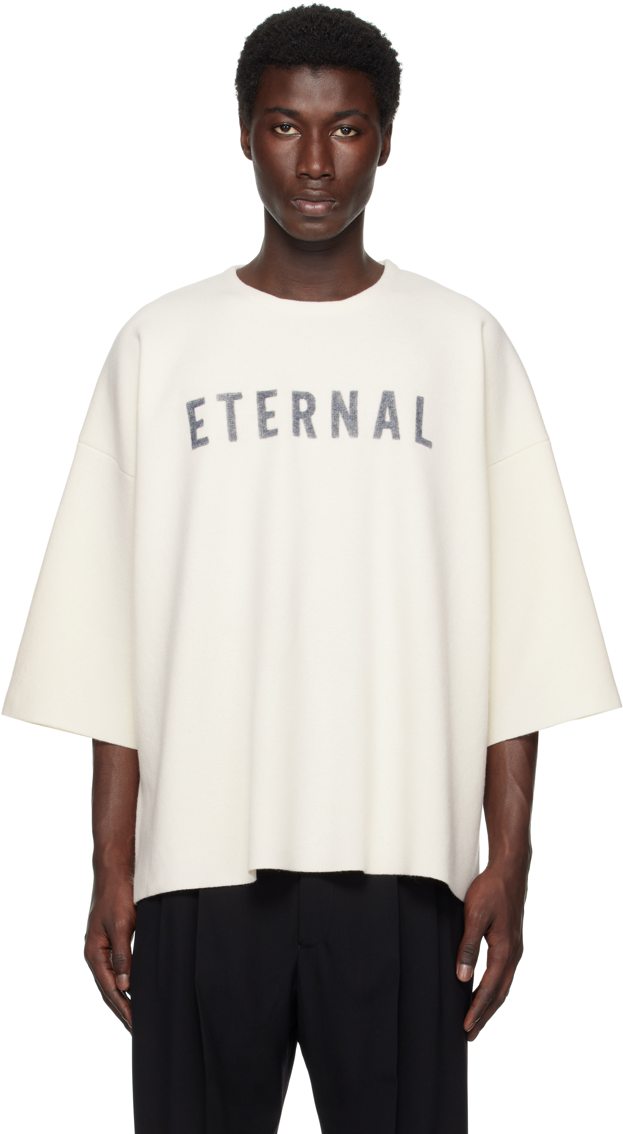Black 'Eternal' Knit Sweater