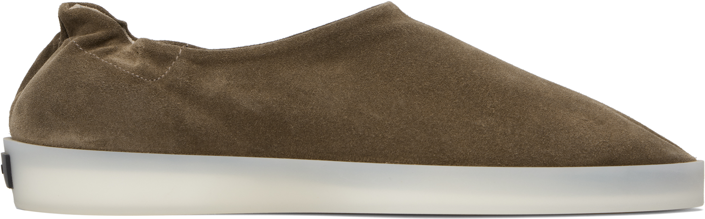 Fear Of God Taupe Suede Slip-on Loafers