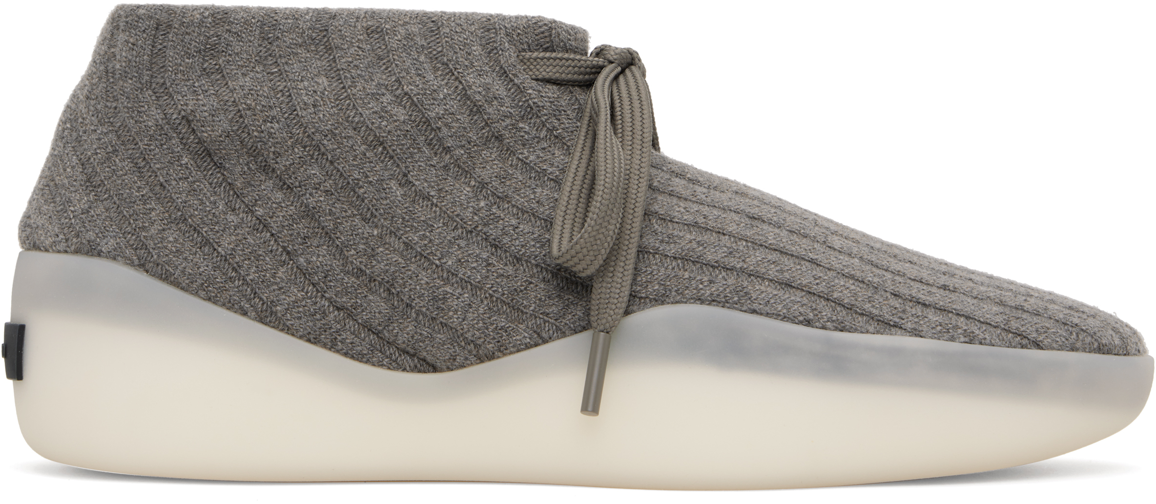 Gray Knit Sneakers