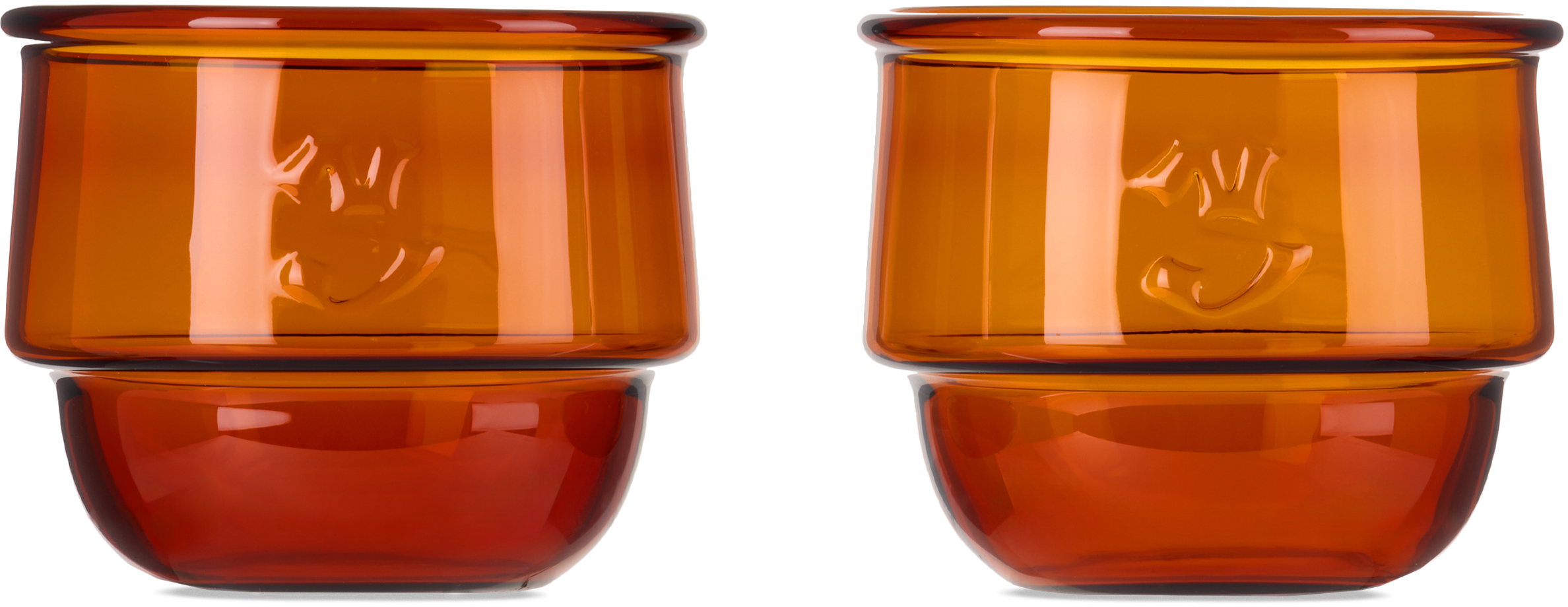 Orange Kantine Drinking Glass Set