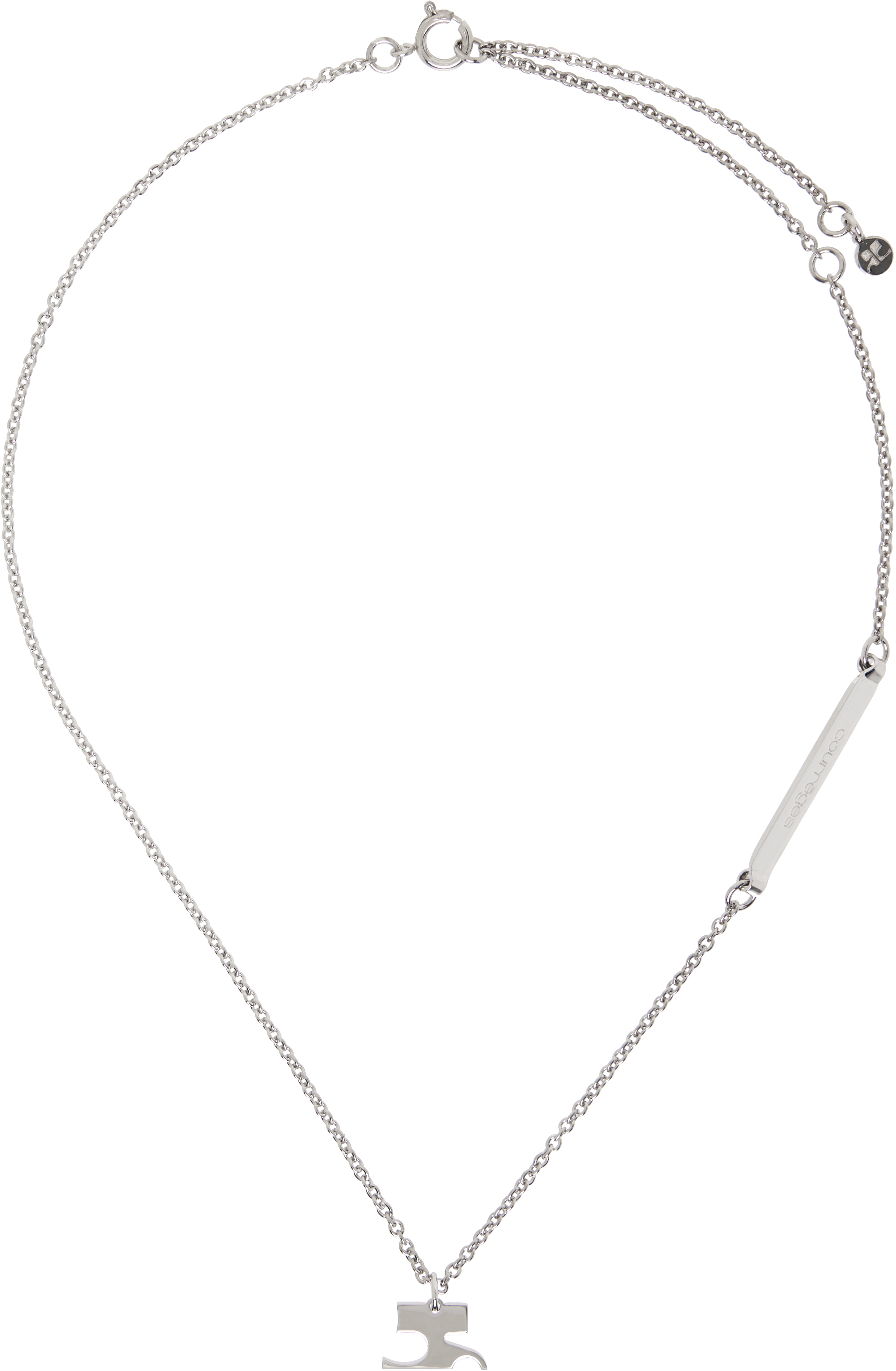 Courreges｜ (AC CHAIN (125BCO034LA0001 9000)) AC CHAIN NECKLACE - courrèges