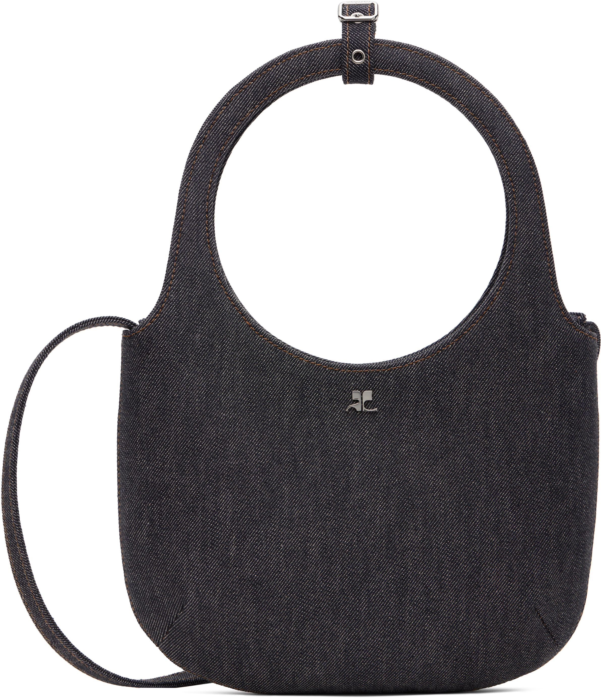 【関税込み】Courreges グレー Holy デニム バッグ Courrègesのグレー Holy デニム バッグがセール中