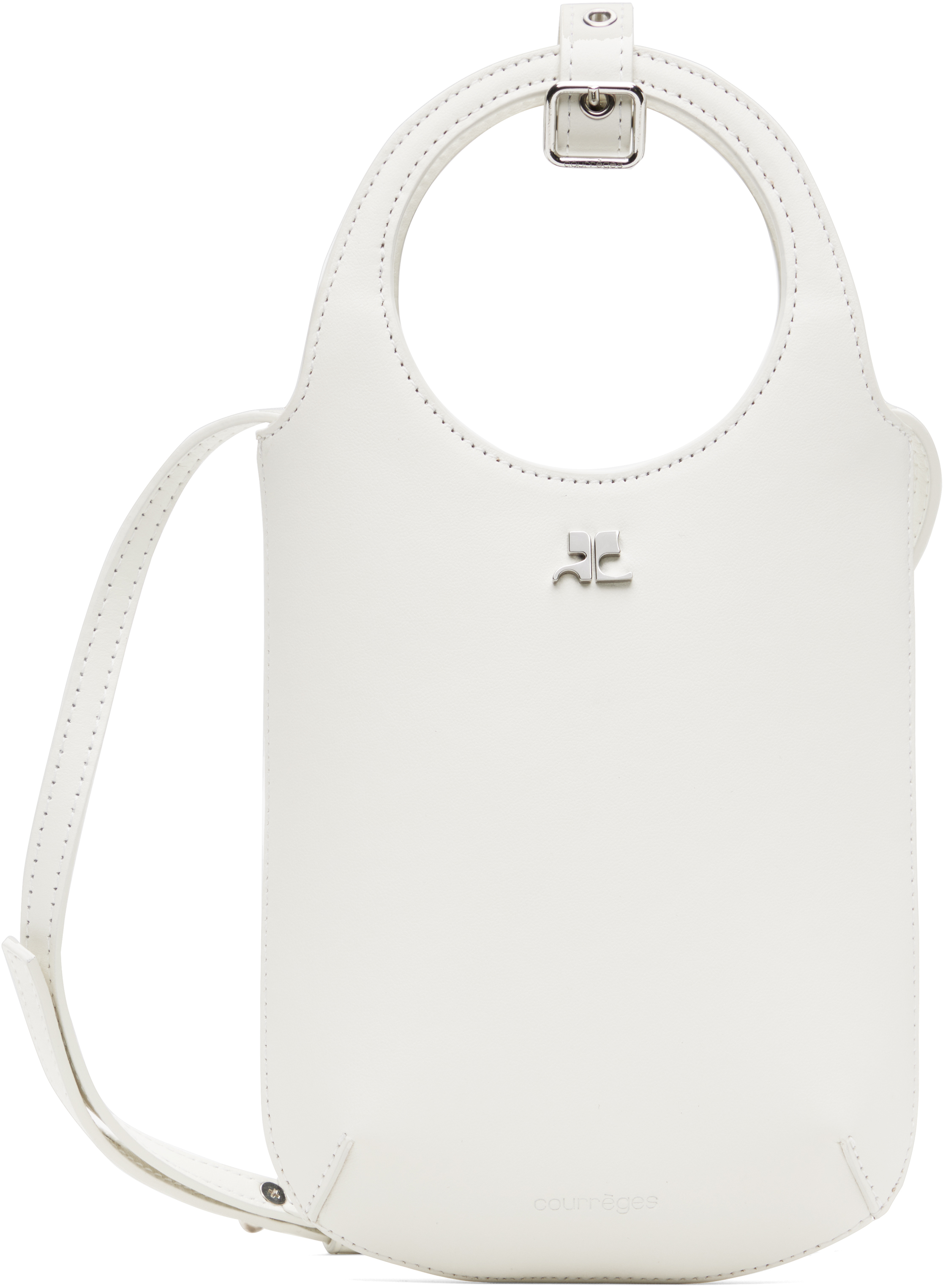 【関税込み】Courreges オフホワイト スリム Holy バッグ Off-White Slim Holy Bag by Courrèges on Sale