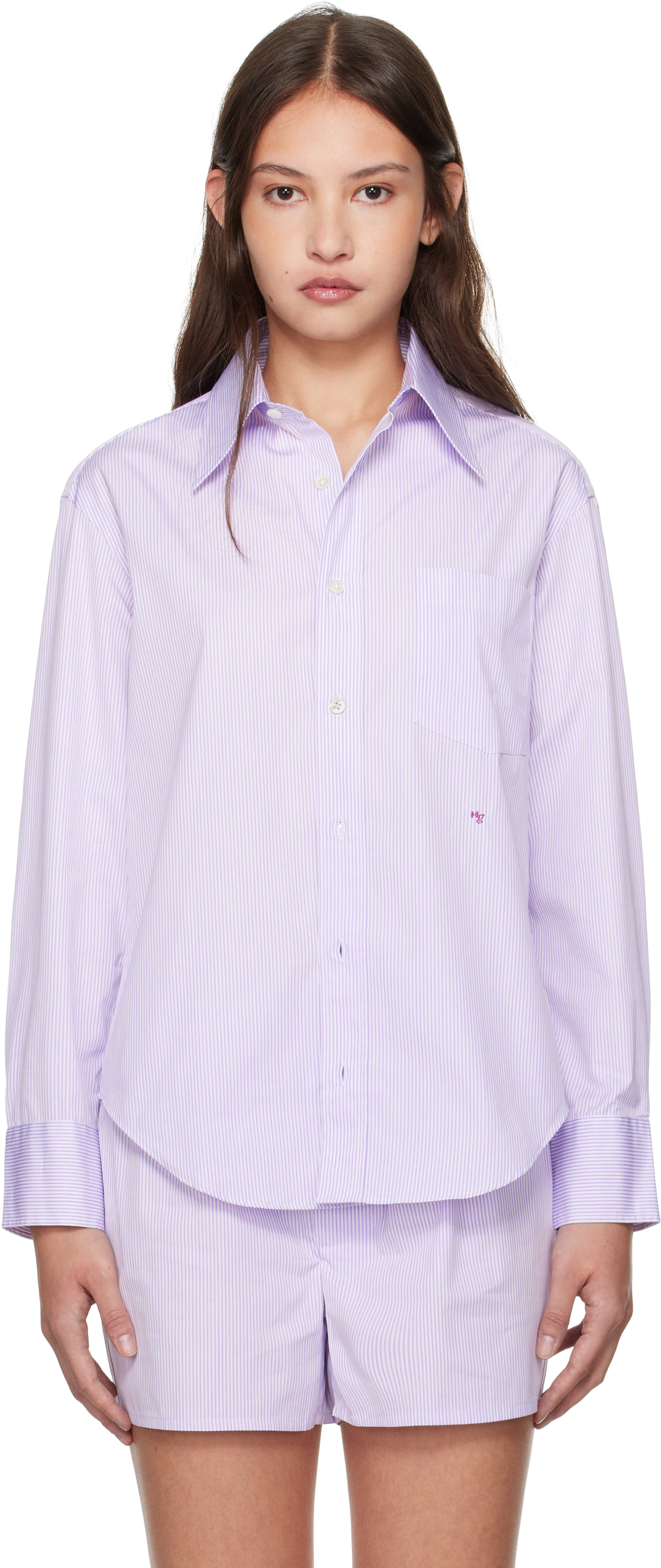 Purple 70's Pocket Shirt