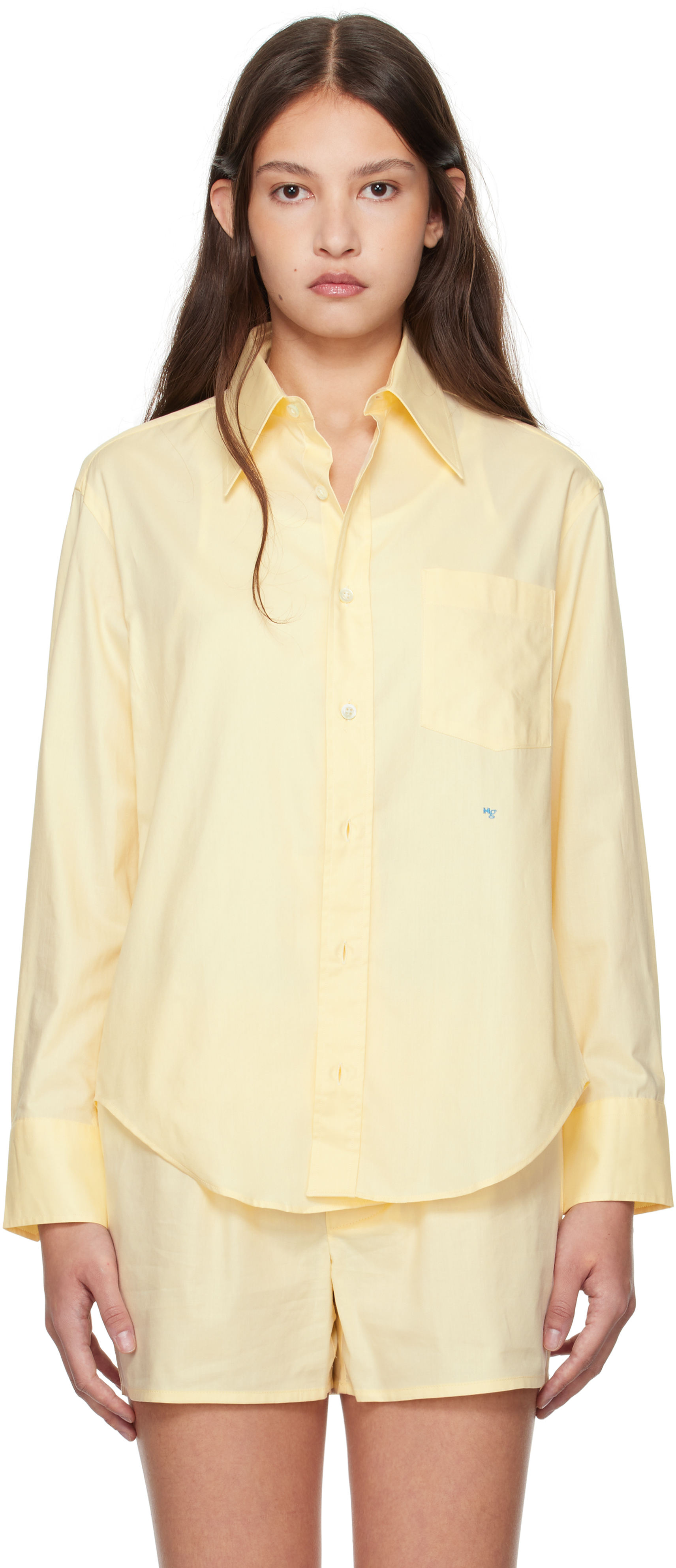 Yellow 70's Pocket Shirt