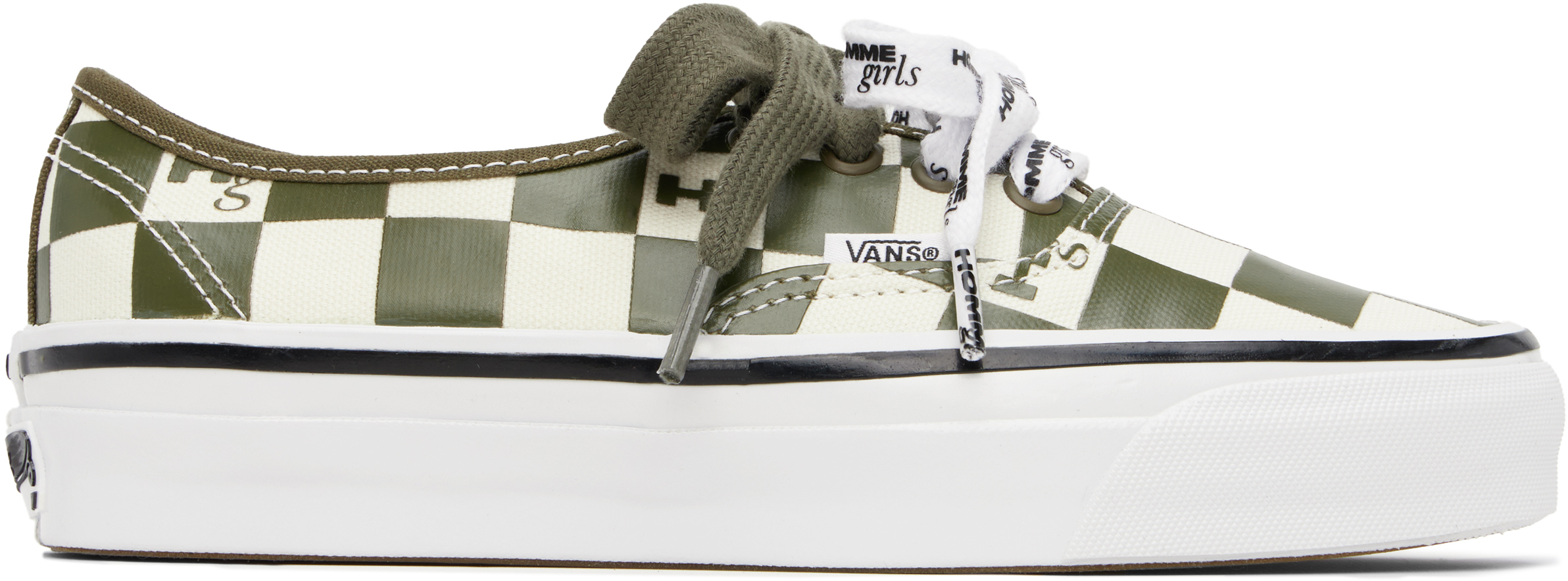 Green & Beige OTW by Vans Edition Authentic 44 Sneakers