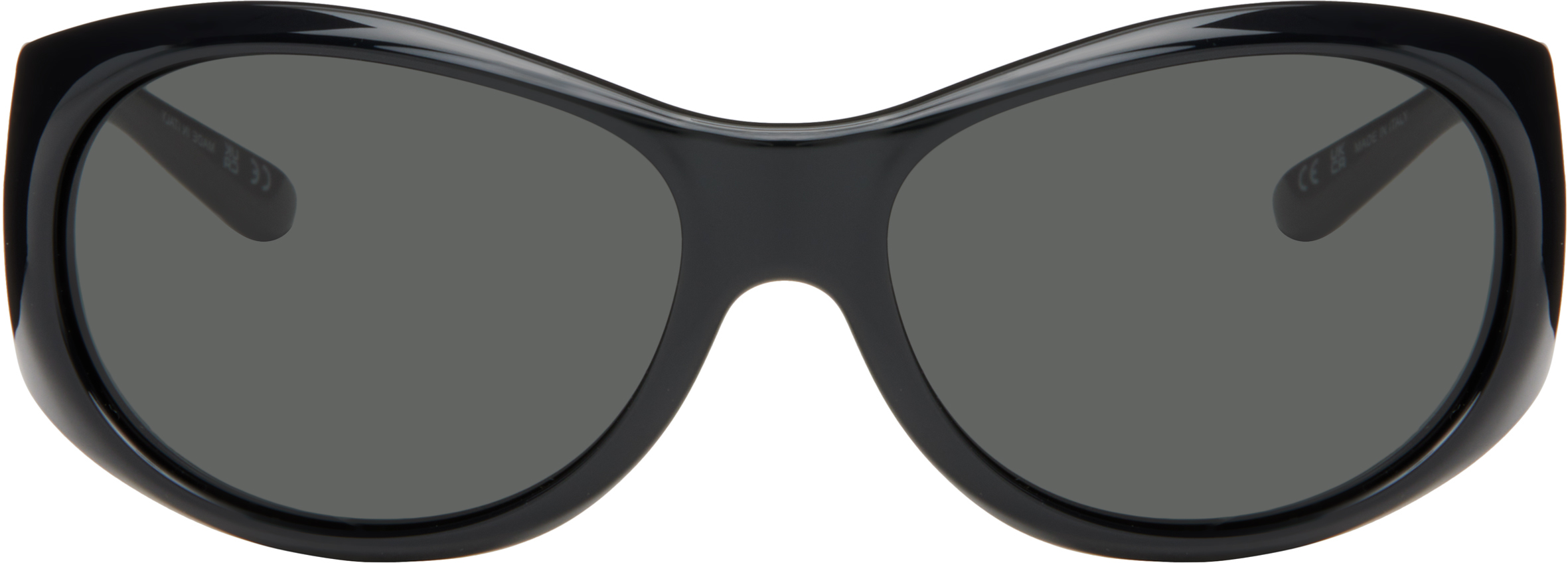 Courrèges Black Hybrid 01 Sunglasses