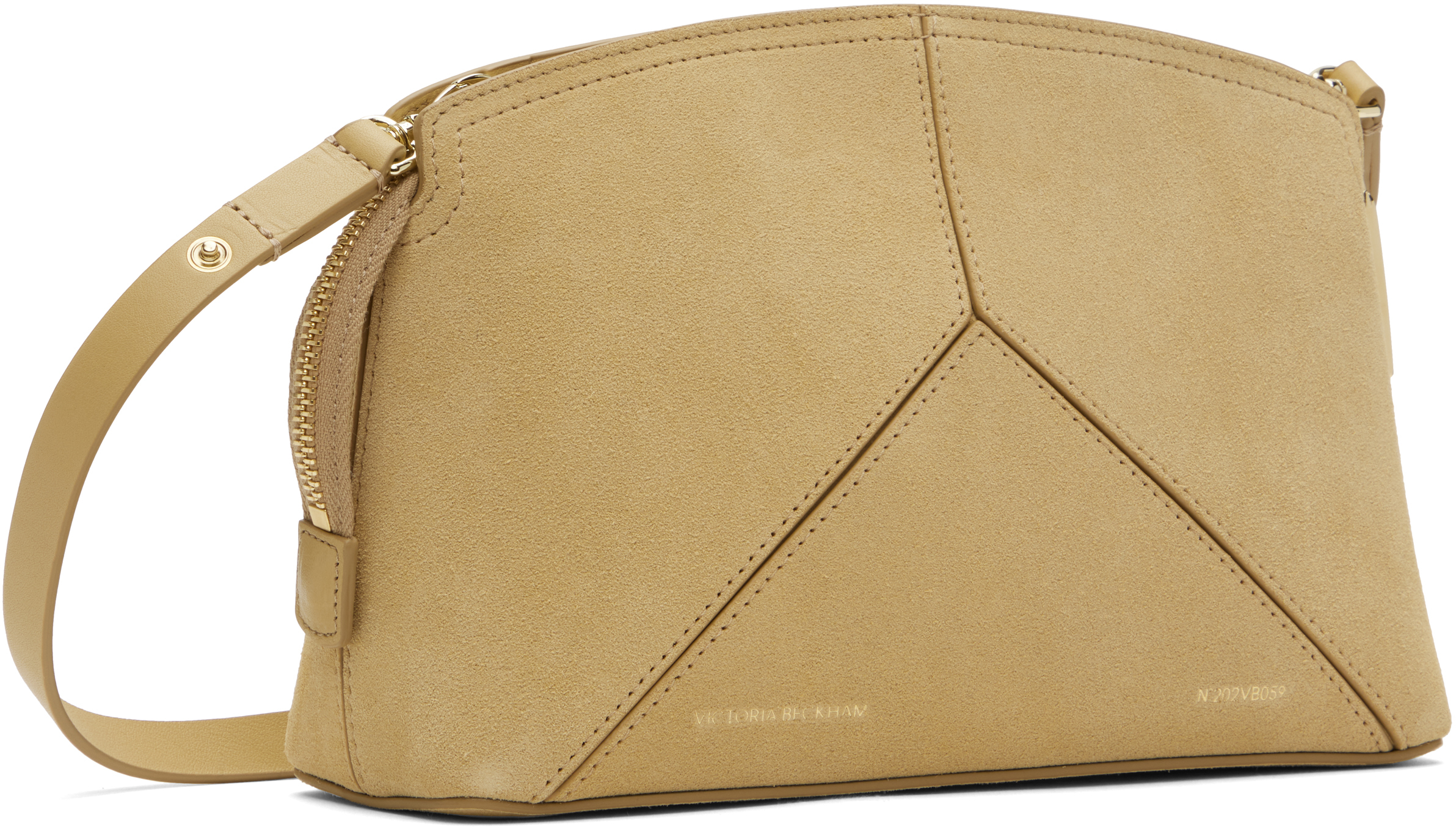 Victoria Beckham Beige 'victoria' Crossbody Bag In Sand