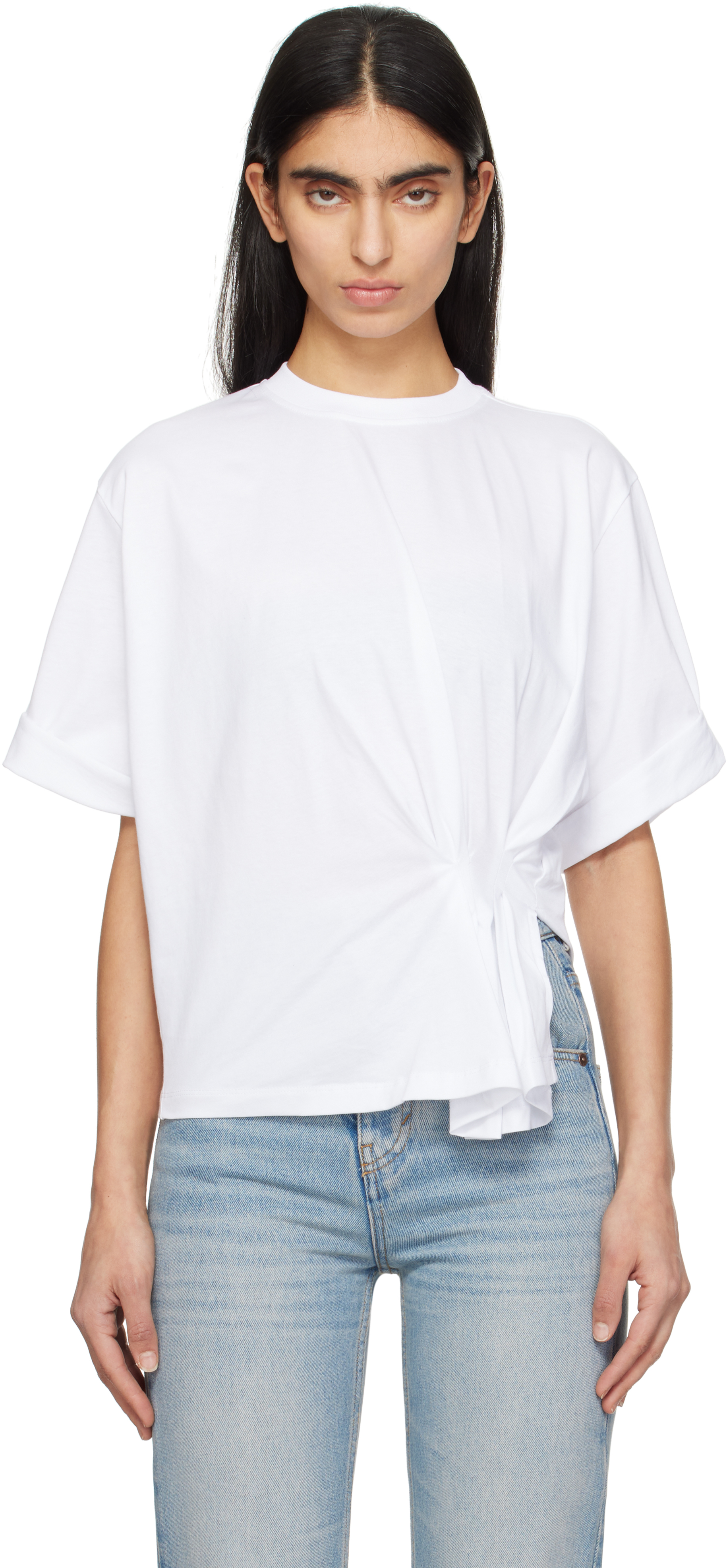 White Body Twist T-shirt