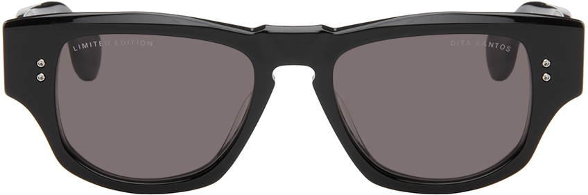 Shop Dita Black Bantos Limited Edition Sunglasses In Black - Grey