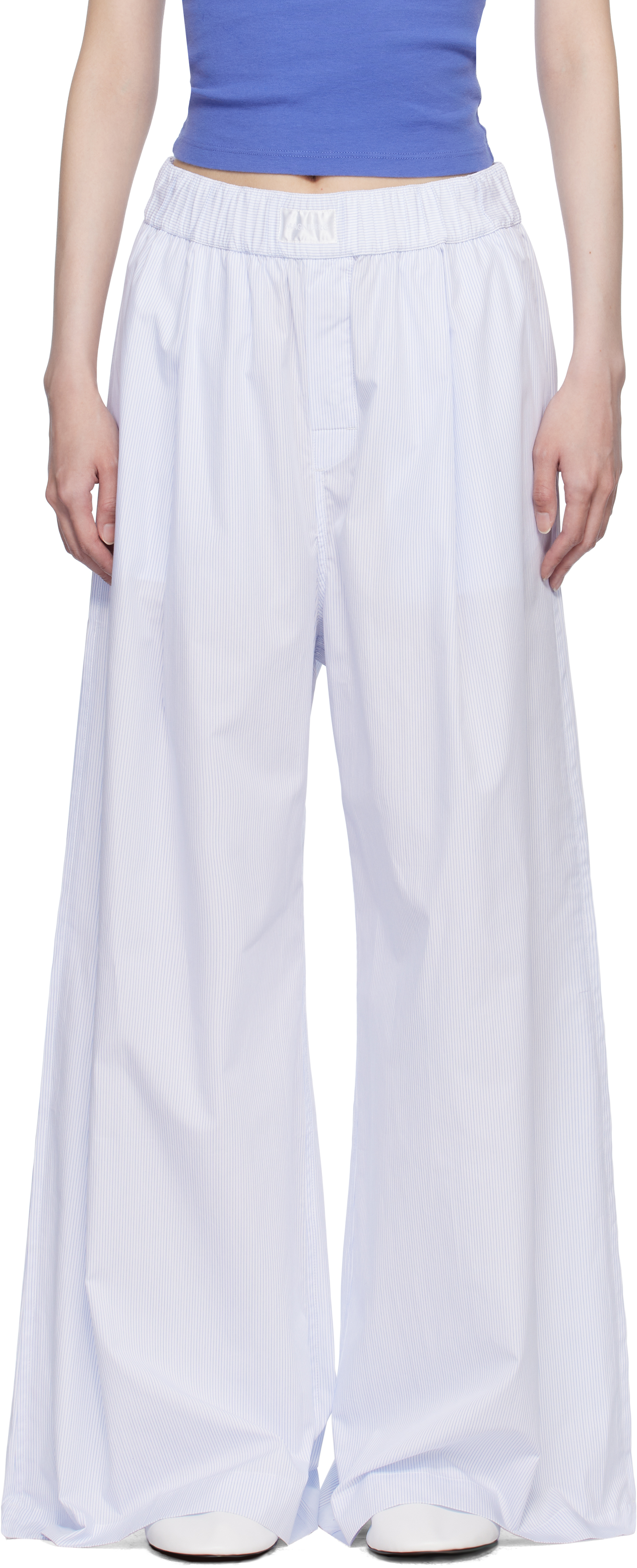 【関税込み】MAGNIBERG ブルー Space パジャマパンツ Magniberg＞SPACE PAJAMAS PANTS/パジャマパンツ