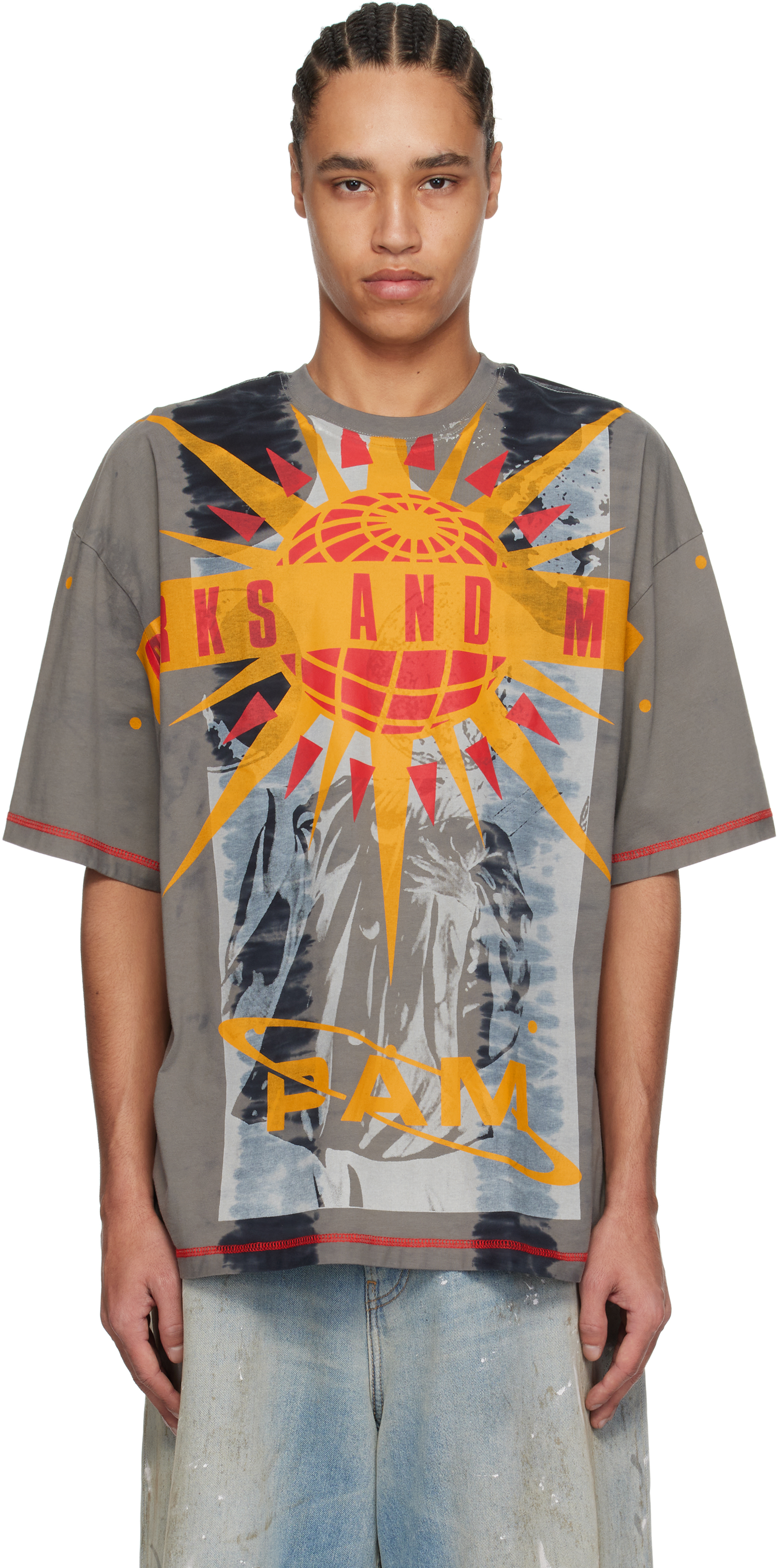 【関税込み】Perks and Mini グレー Sphere 360 Tシャツ Gray Sphere 360 T-shirt by Perks and Mini on Sale