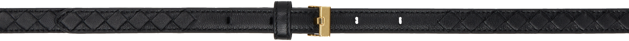 Black Thin Watch Belt