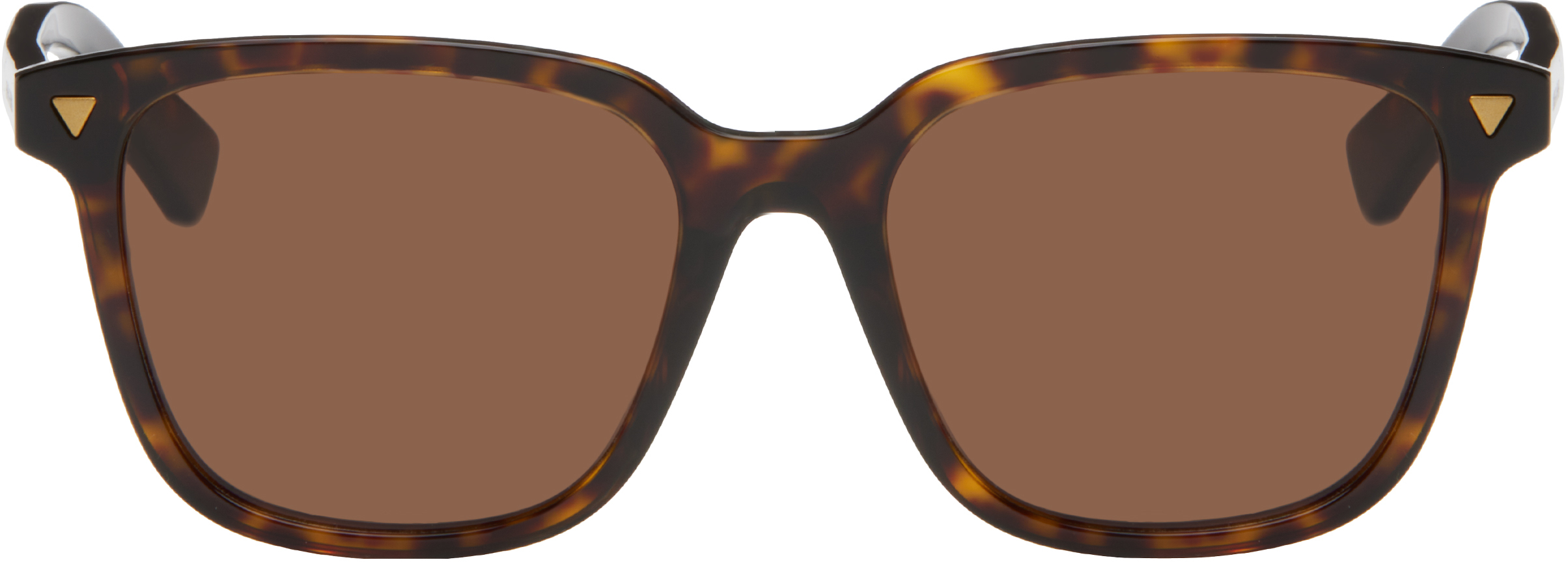 Brown Soft Recycled Acetate Square Sunglasses