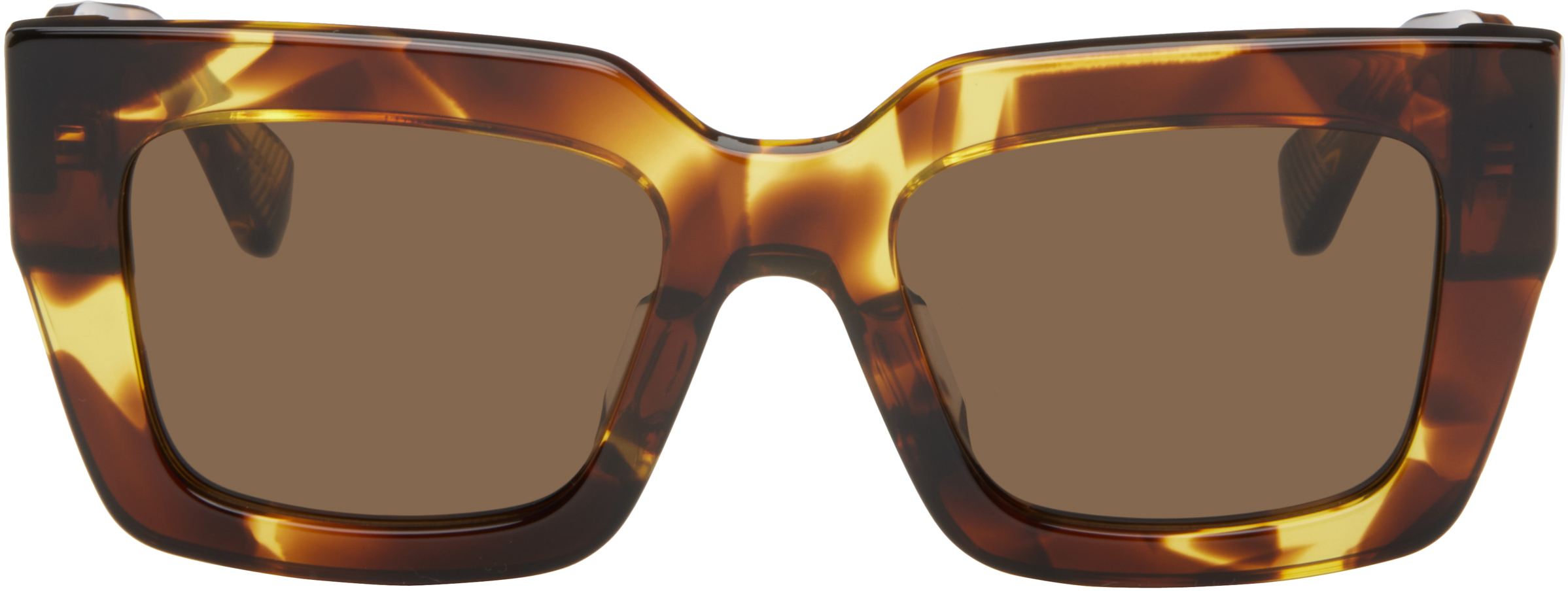 BOTTEGA VENETA クラシック スクエア サングラス ブラウン Bottega Veneta® Soft Square Sunglasses in Black/grey. Shop