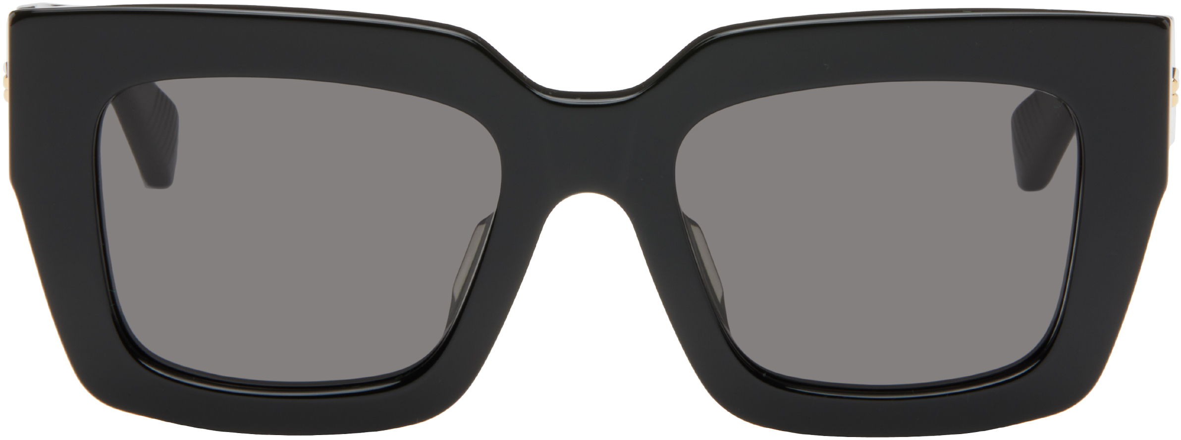 Black Classic Square Sunglasses