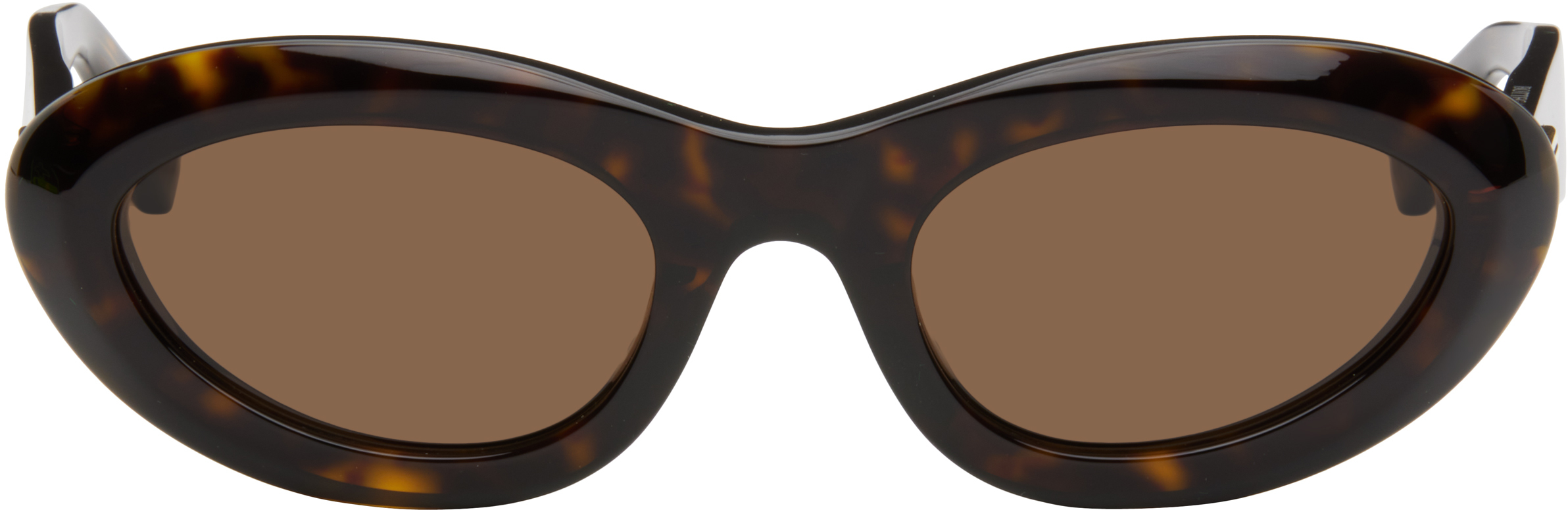 Tortoiseshell Classic Ribbon Almond Sunglasses