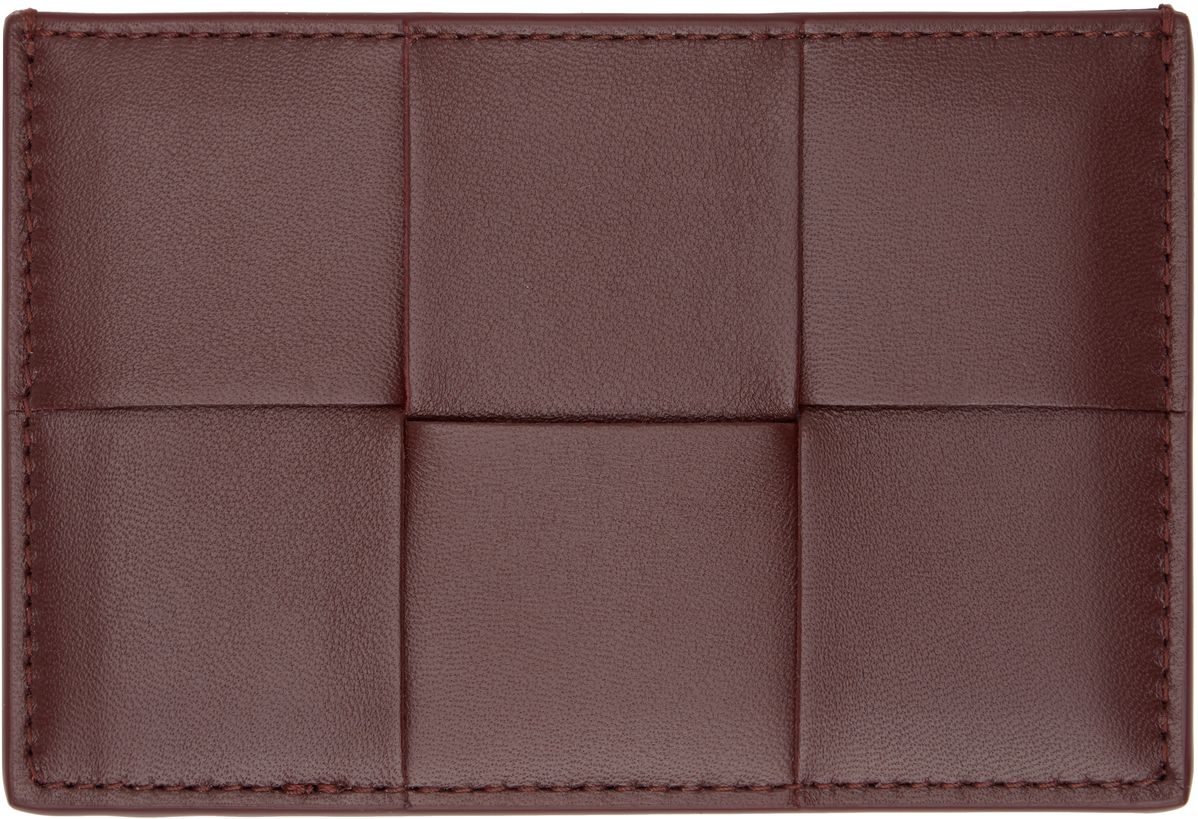 Burgundy Cassette Credit Card Holder