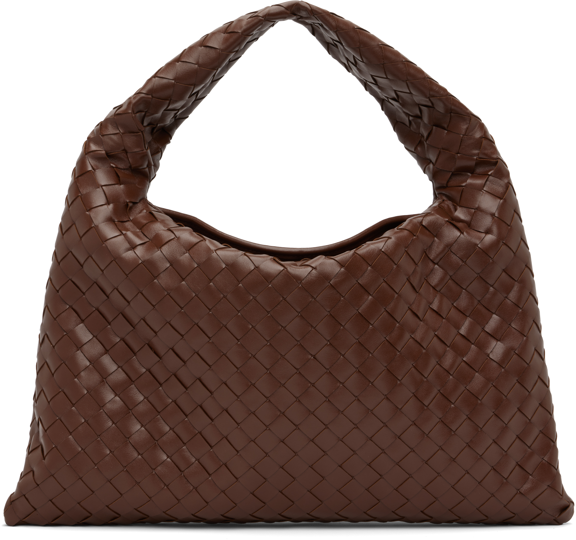 【関税込み】Bottega Veneta ブラウン Hop バッグ Bottega Veneta: ブラウン Hop バッグ | SSENSE 日本
