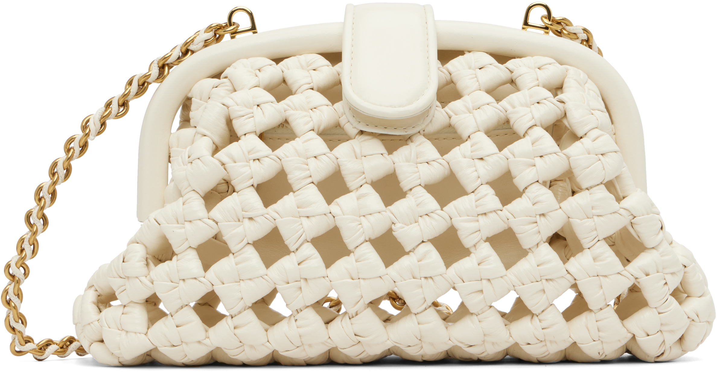 Bottega Veneta Off-white Small Lauren Bag