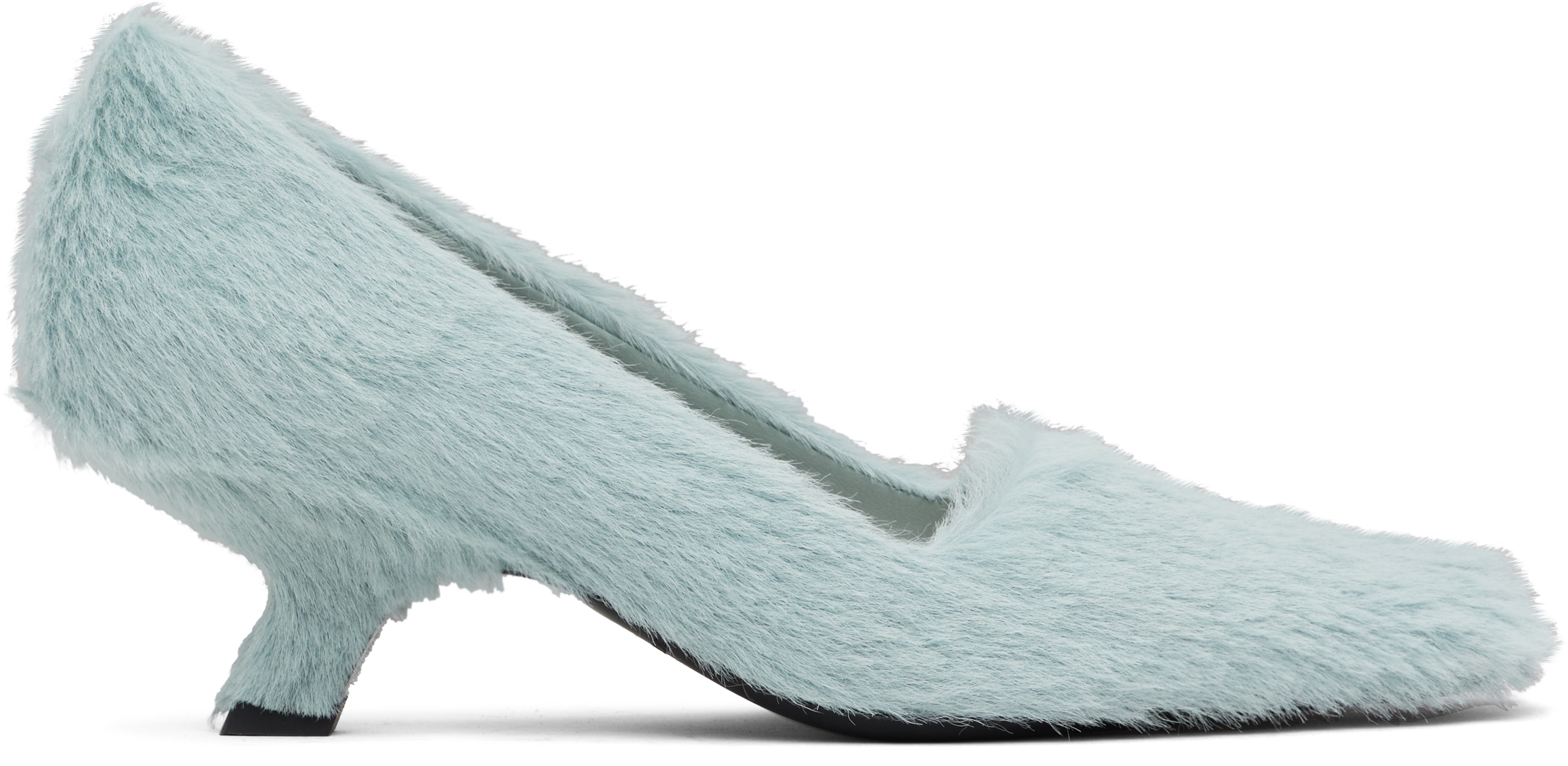 Bottega Veneta Blue Boogie Heels In 4718 Hail
