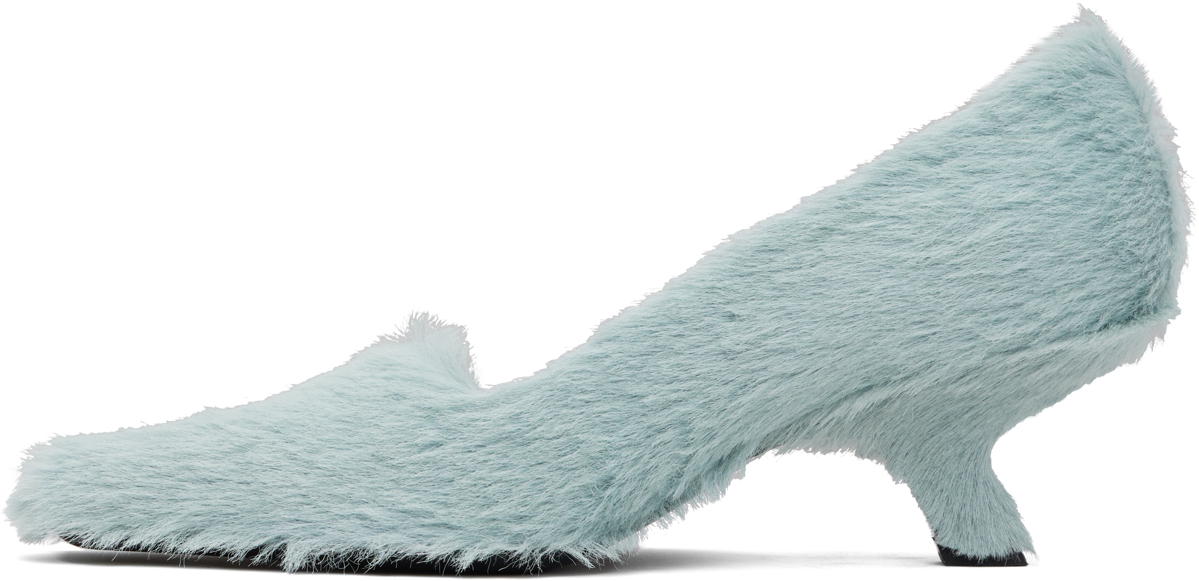 Bottega Veneta Blue Boogie Heels In 4718 Hail